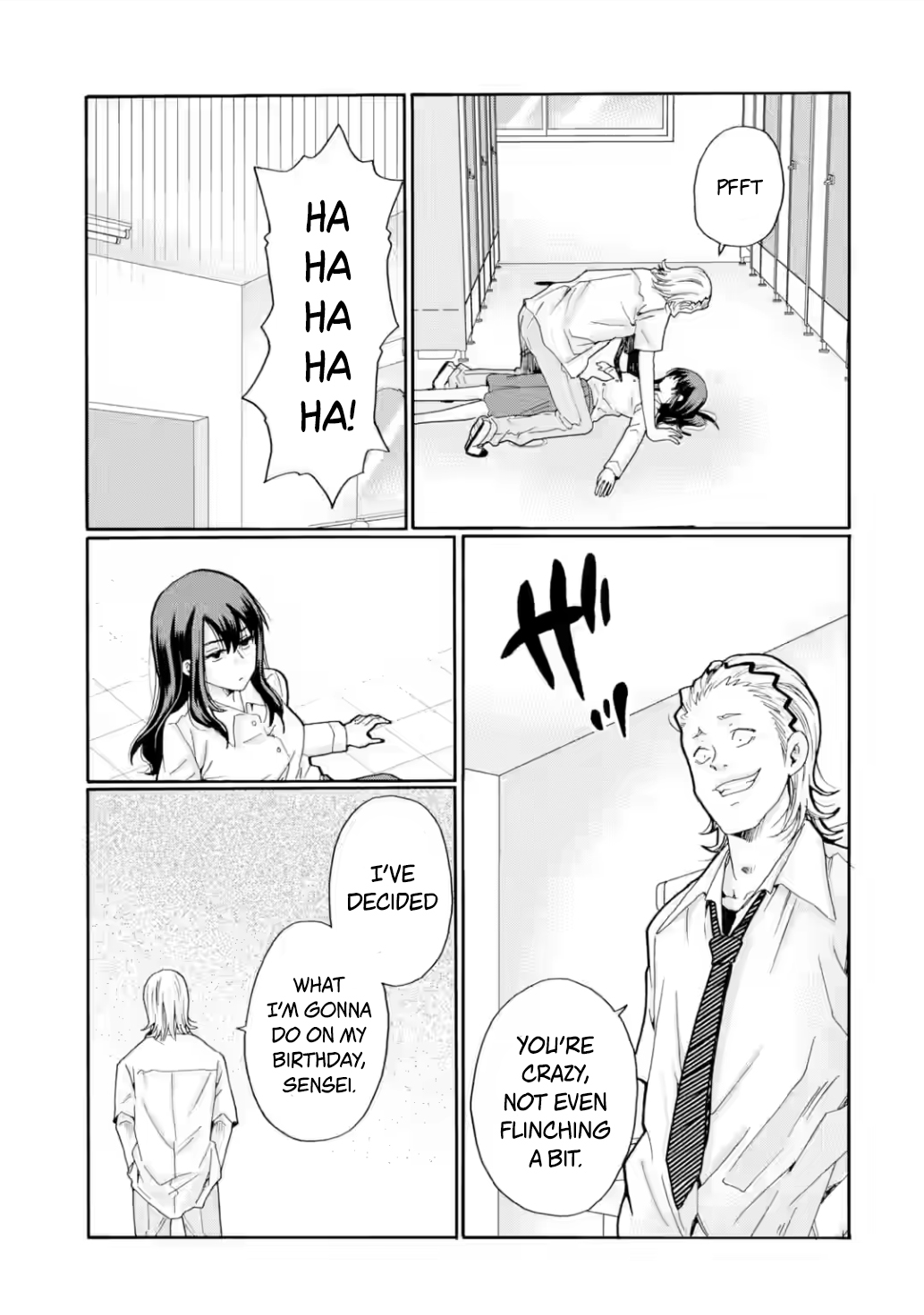Sensei, Bokutachi wa Koroshiteimasen. Chapter 16 Page 27