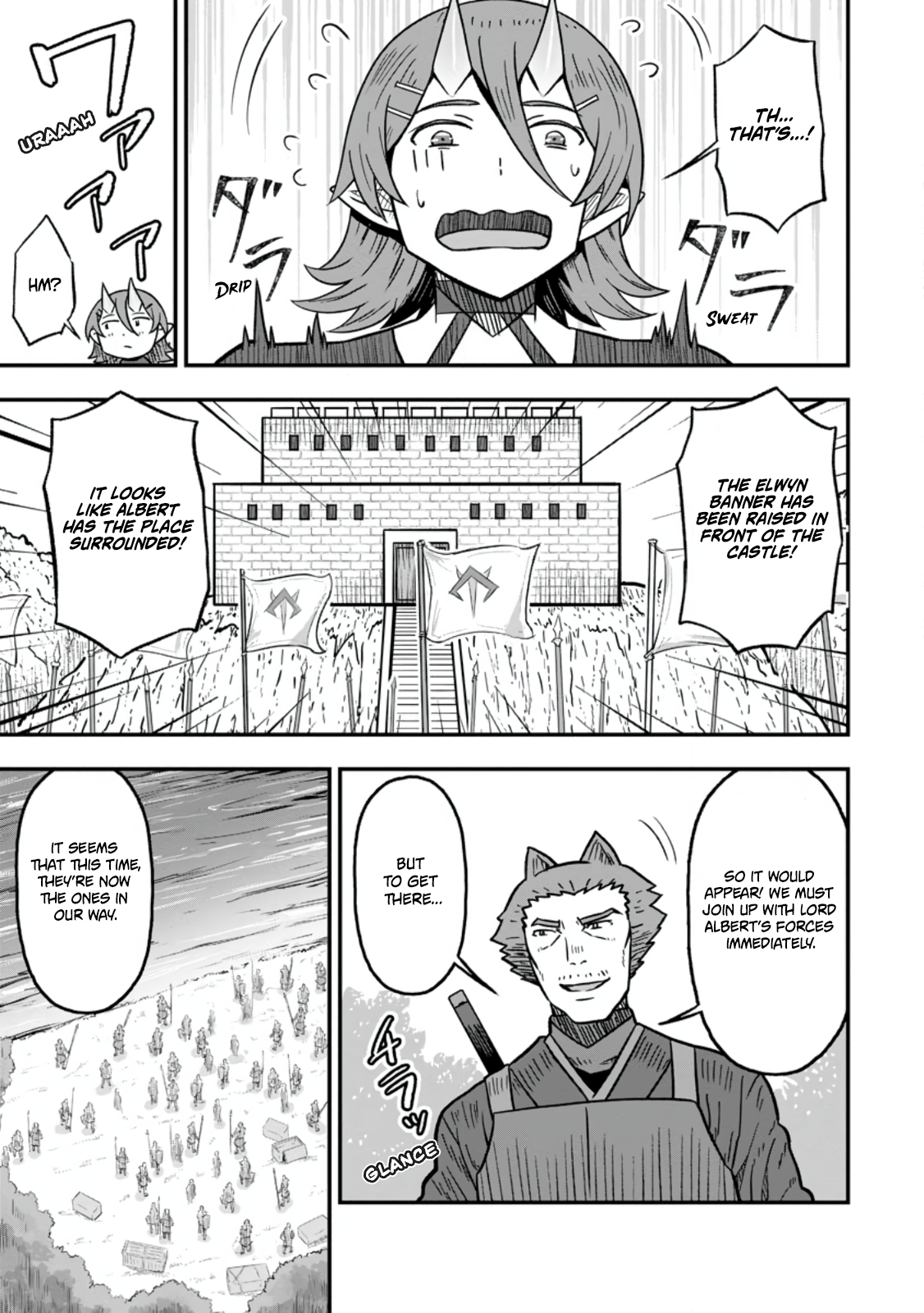 Halaman dari Isekai Saikyou no Yome desu ga, Yoru no Tatakai wa Ore no Hou ga Tsuyoi You desu - Chiryaku wo Ikashite Nariagaru Harem Senki Chapter 27