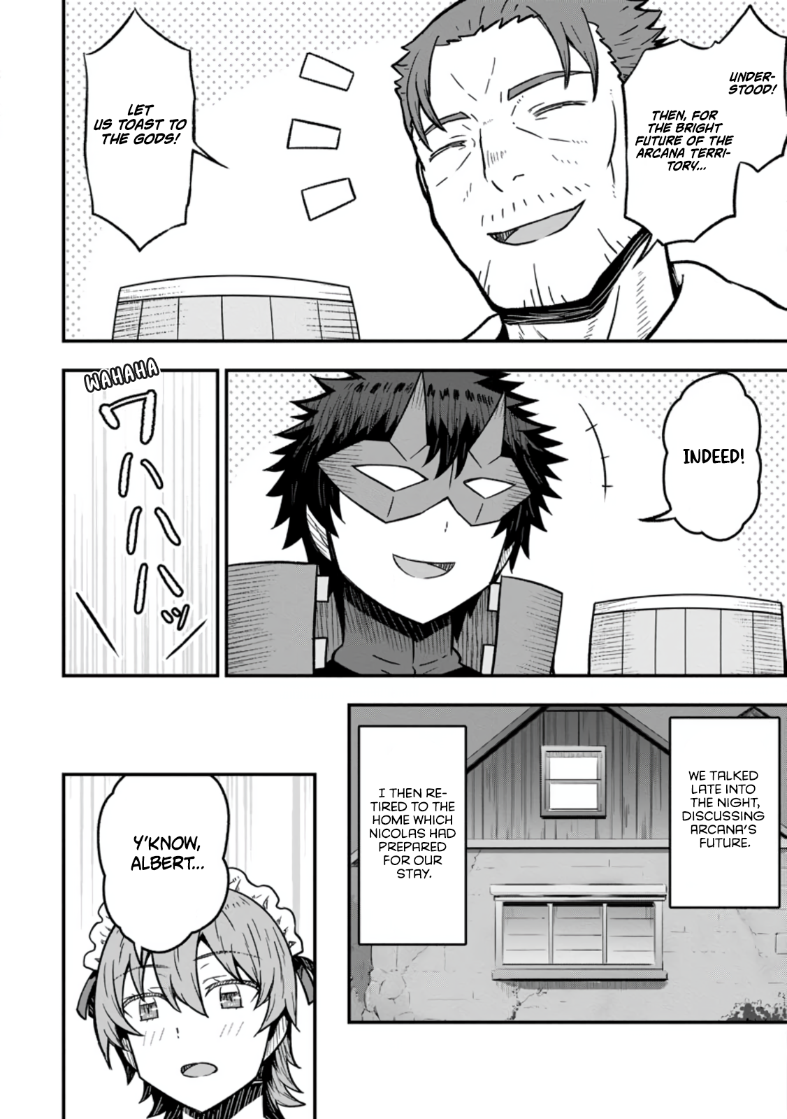 Halaman dari Isekai Saikyou no Yome desu ga, Yoru no Tatakai wa Ore no Hou ga Tsuyoi You desu - Chiryaku wo Ikashite Nariagaru Harem Senki Chapter 27