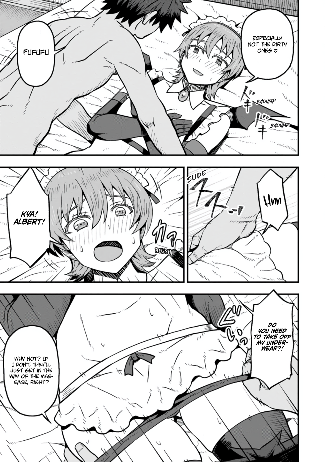 Halaman dari Isekai Saikyou no Yome desu ga, Yoru no Tatakai wa Ore no Hou ga Tsuyoi You desu - Chiryaku wo Ikashite Nariagaru Harem Senki Chapter 27