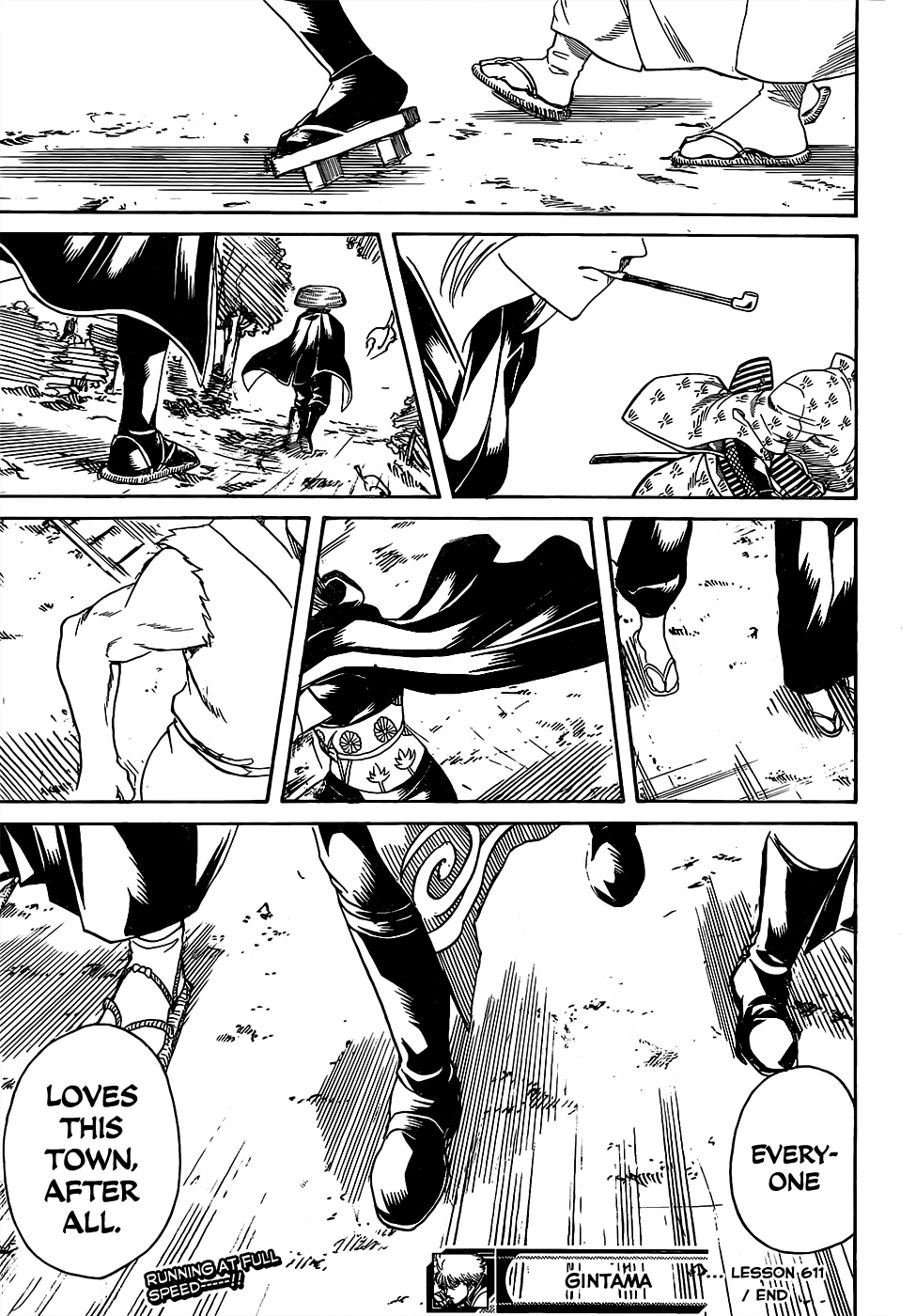 Halaman dari Gintama Chapter 611