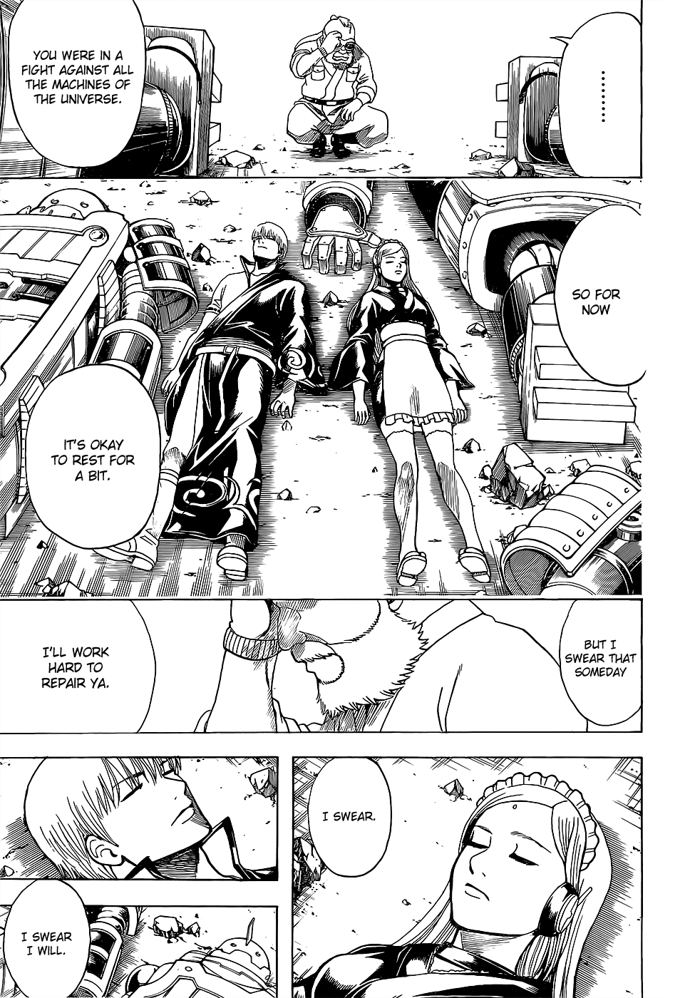 Halaman dari Gintama Chapter 611