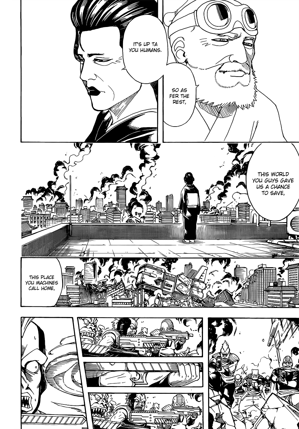 Halaman dari Gintama Chapter 611