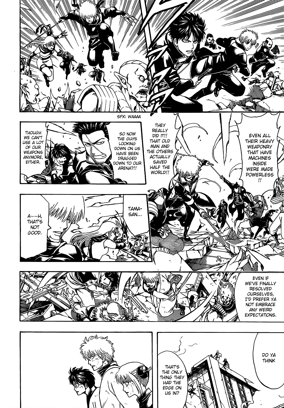 Halaman dari Gintama Chapter 611