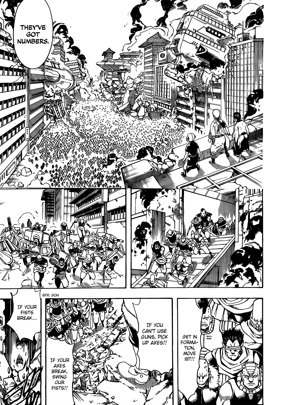 Halaman dari Gintama Chapter 611