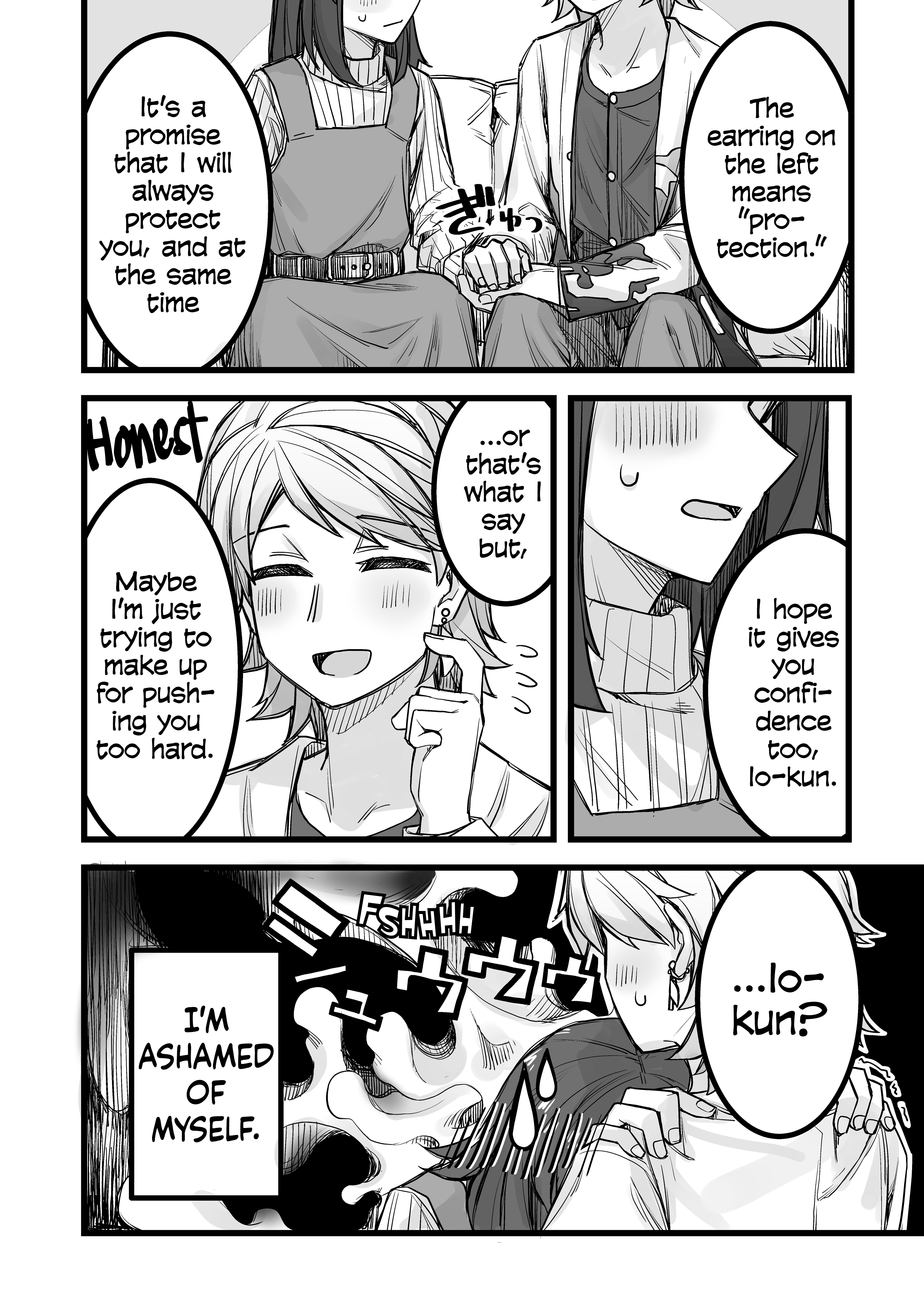 Halaman dari Ikemen Joshi to Josou Danshi Chapter 32