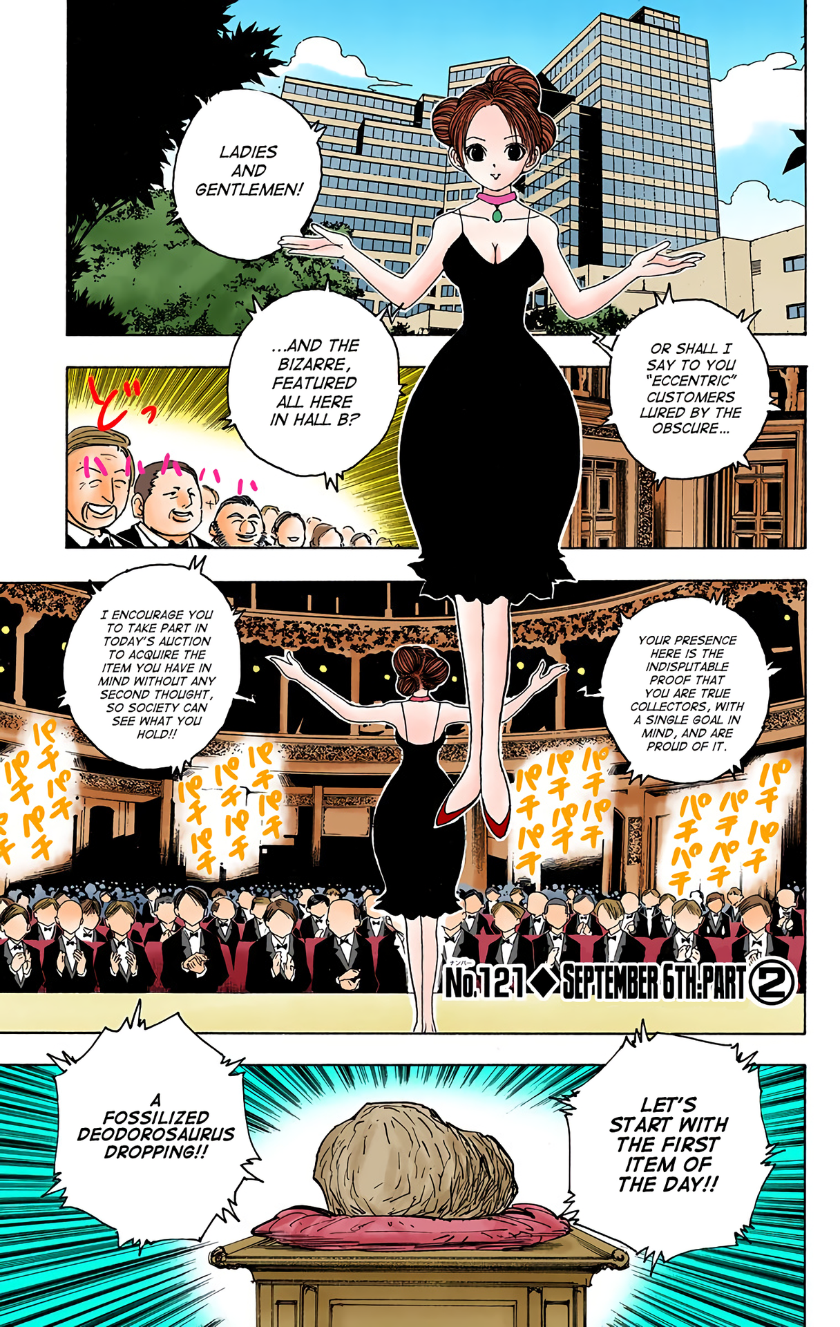 Halaman dari HUNTER x HUNTER (Official Colored) Chapter 121