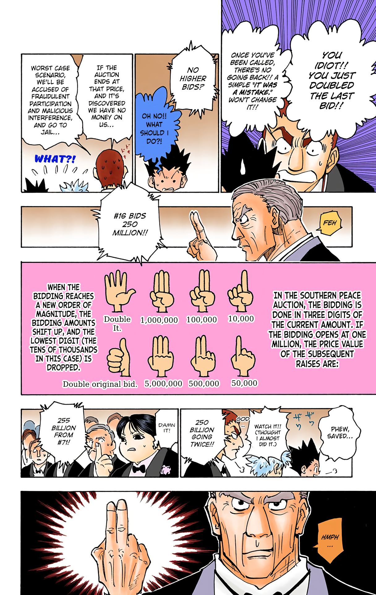 Halaman dari HUNTER x HUNTER (Official Colored) Chapter 121