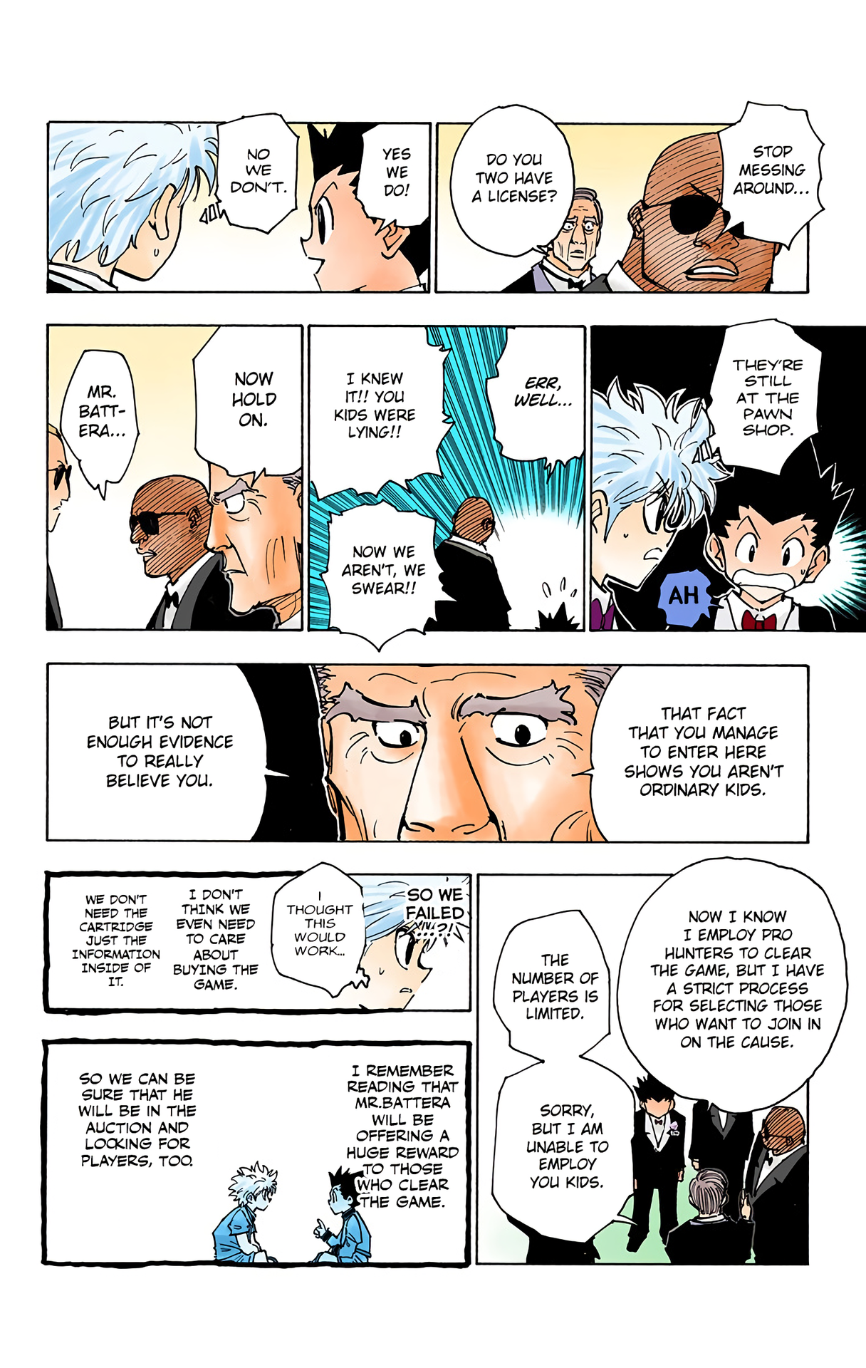 Halaman dari HUNTER x HUNTER (Official Colored) Chapter 121