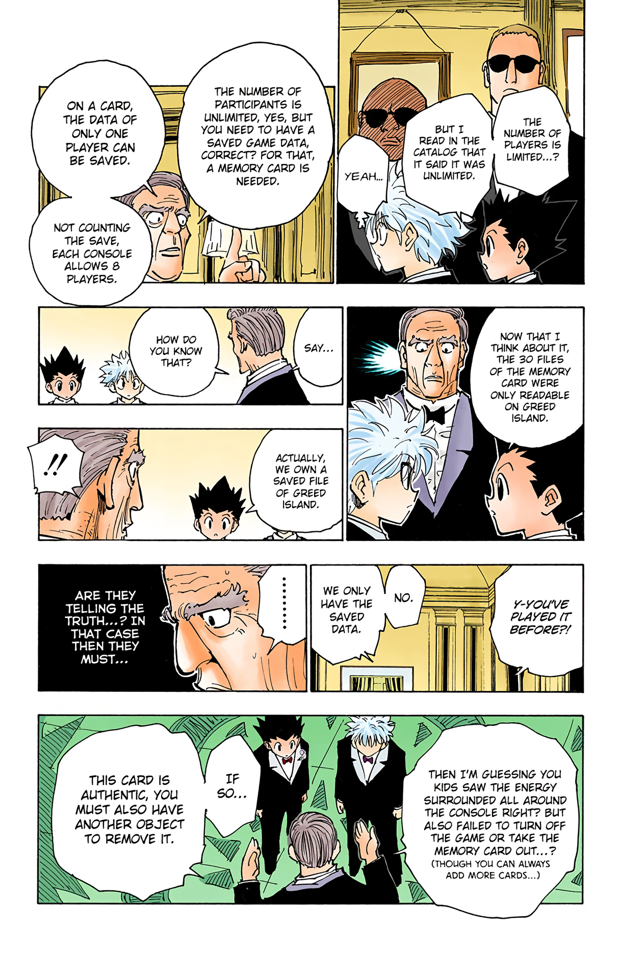 Halaman dari HUNTER x HUNTER (Official Colored) Chapter 121