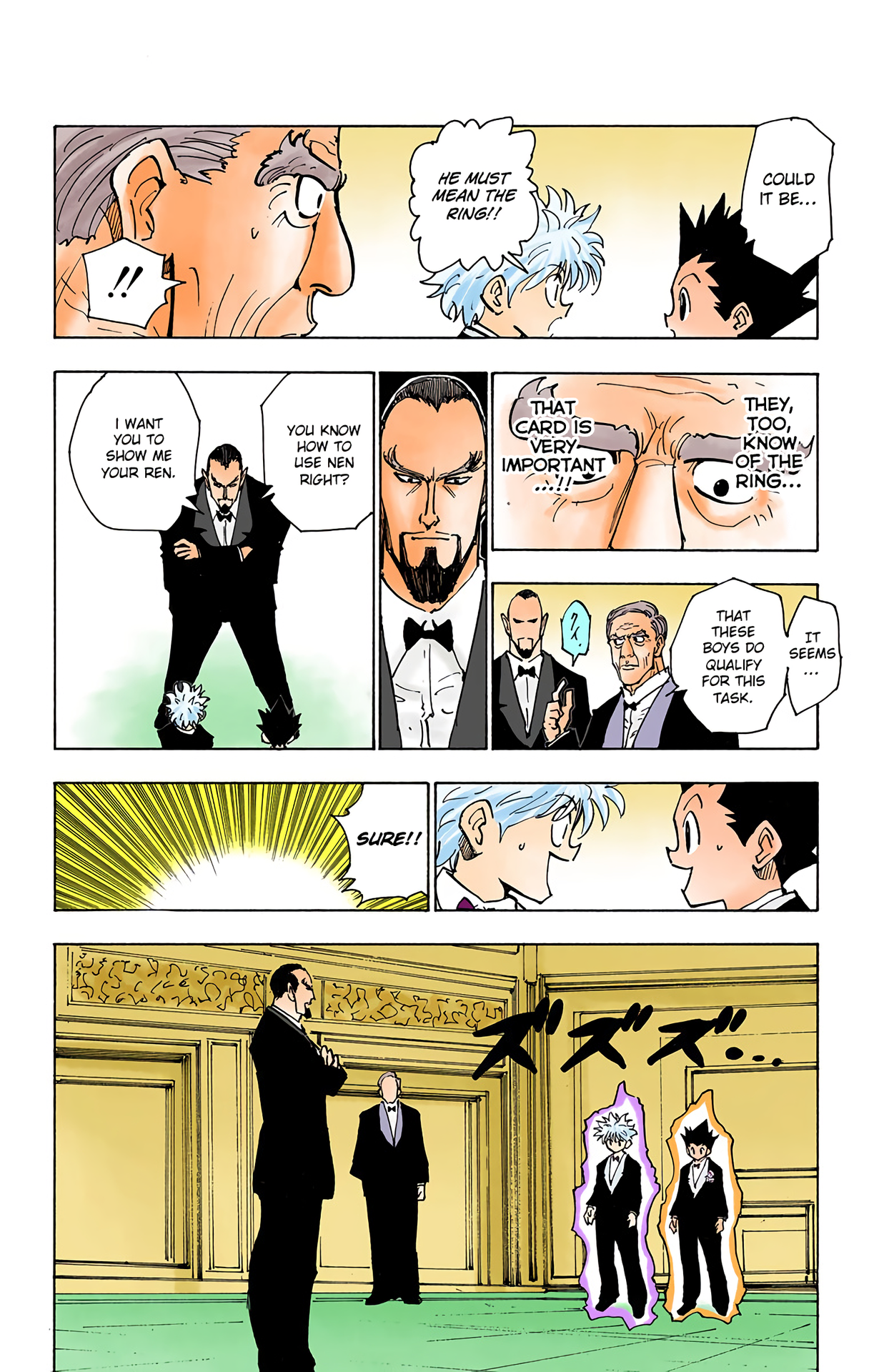 Halaman dari HUNTER x HUNTER (Official Colored) Chapter 121