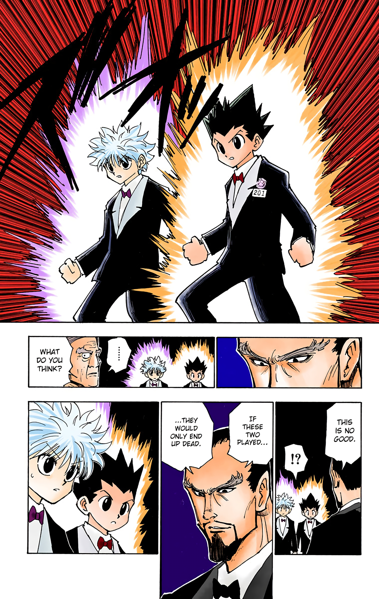 Halaman dari HUNTER x HUNTER (Official Colored) Chapter 121