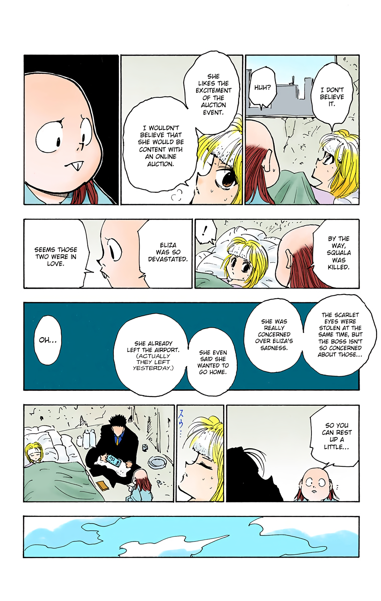 Halaman dari HUNTER x HUNTER (Official Colored) Chapter 121