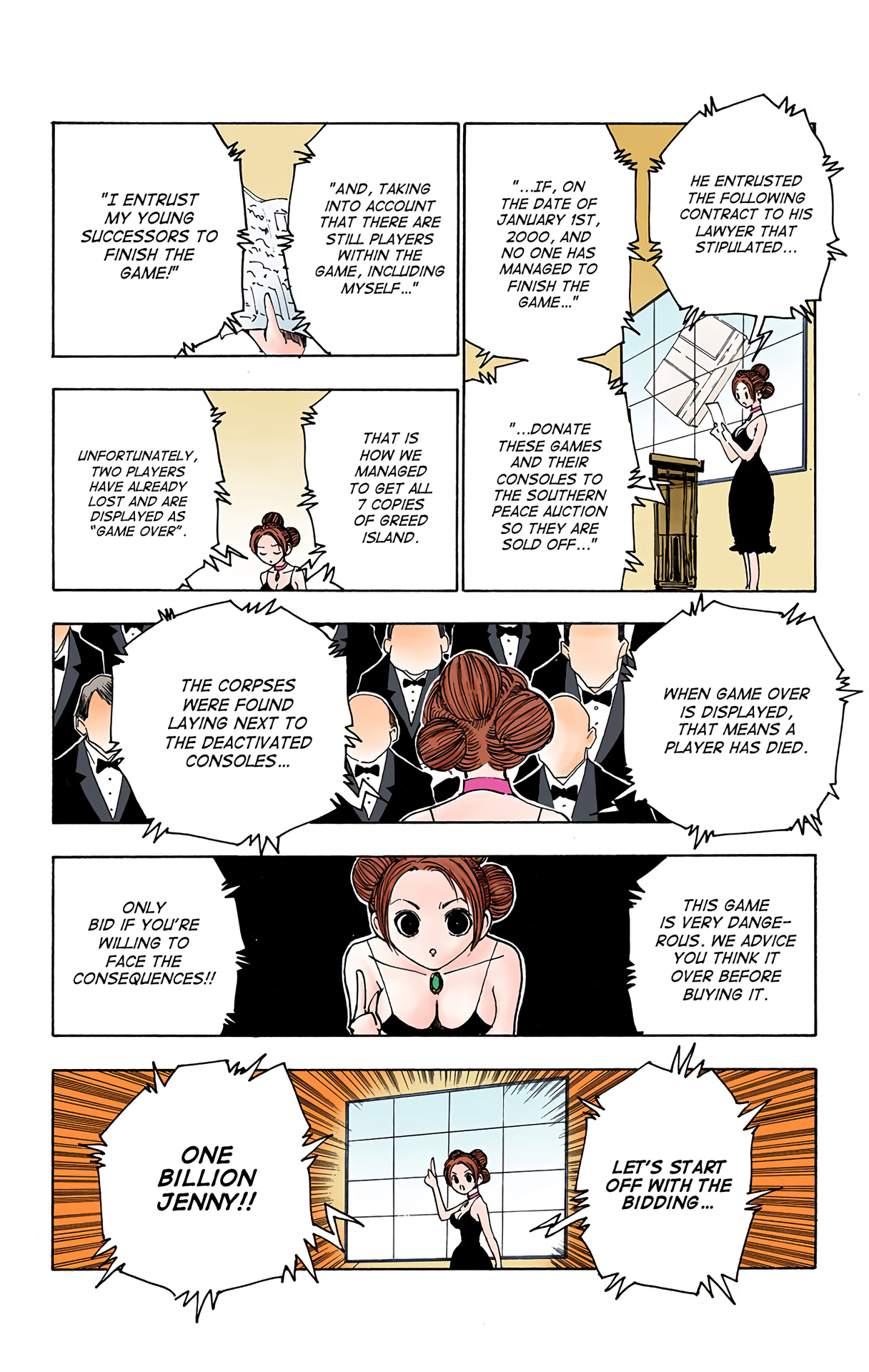 Halaman dari HUNTER x HUNTER (Official Colored) Chapter 121
