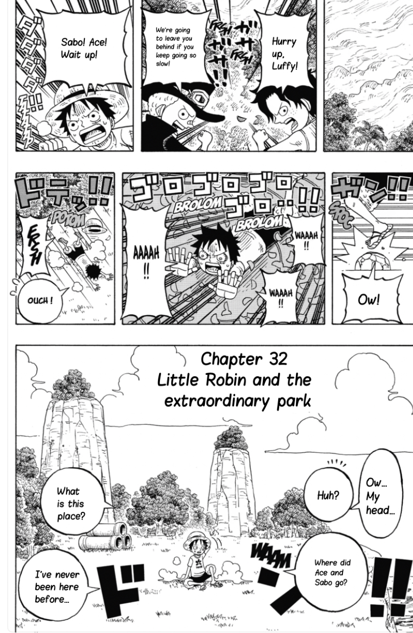 Halaman dari One Piece Party Chapter 32
