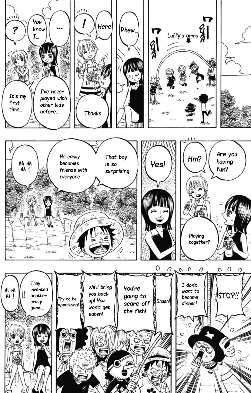 Halaman dari One Piece Party Chapter 32