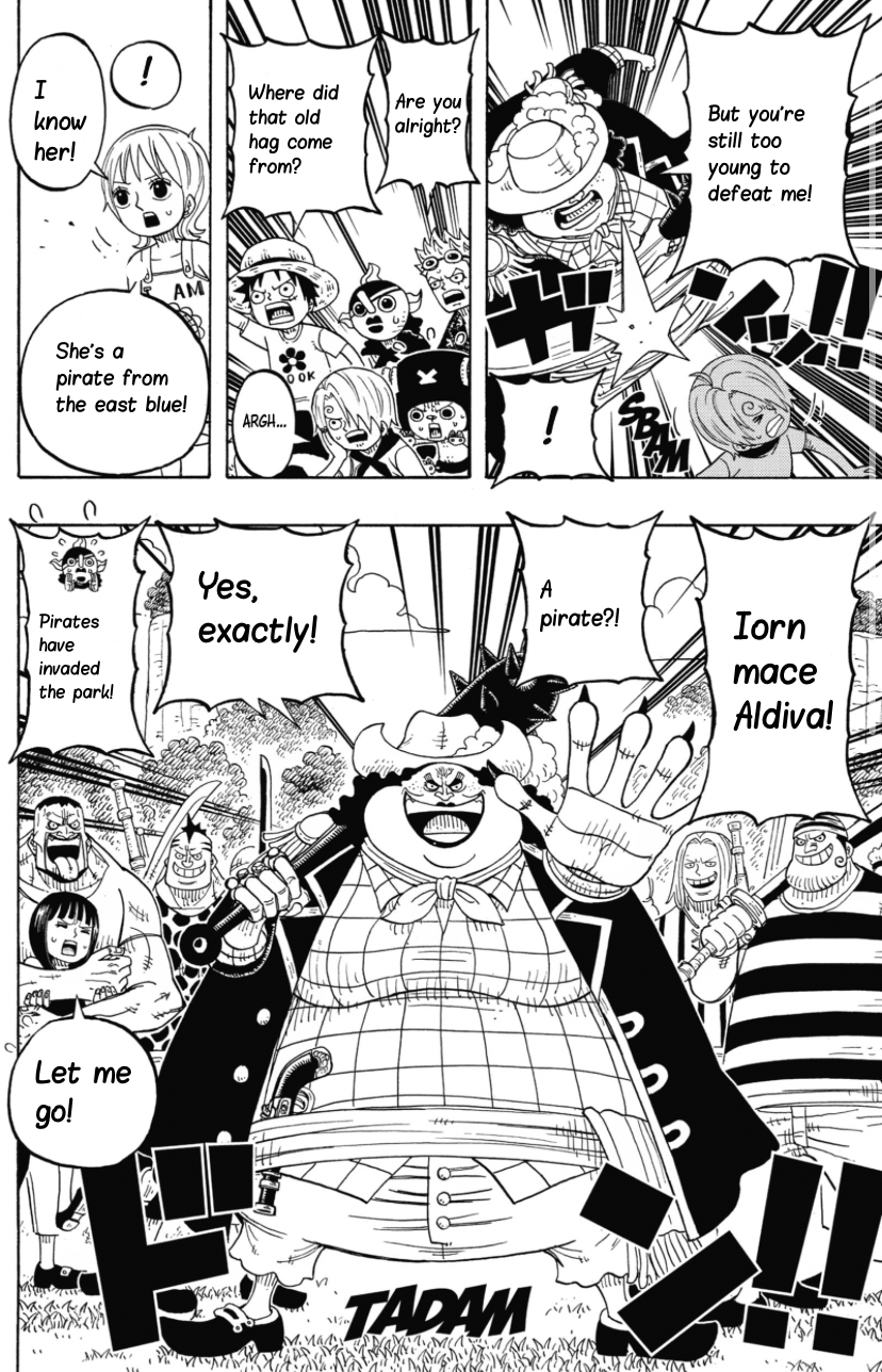 Halaman dari One Piece Party Chapter 32