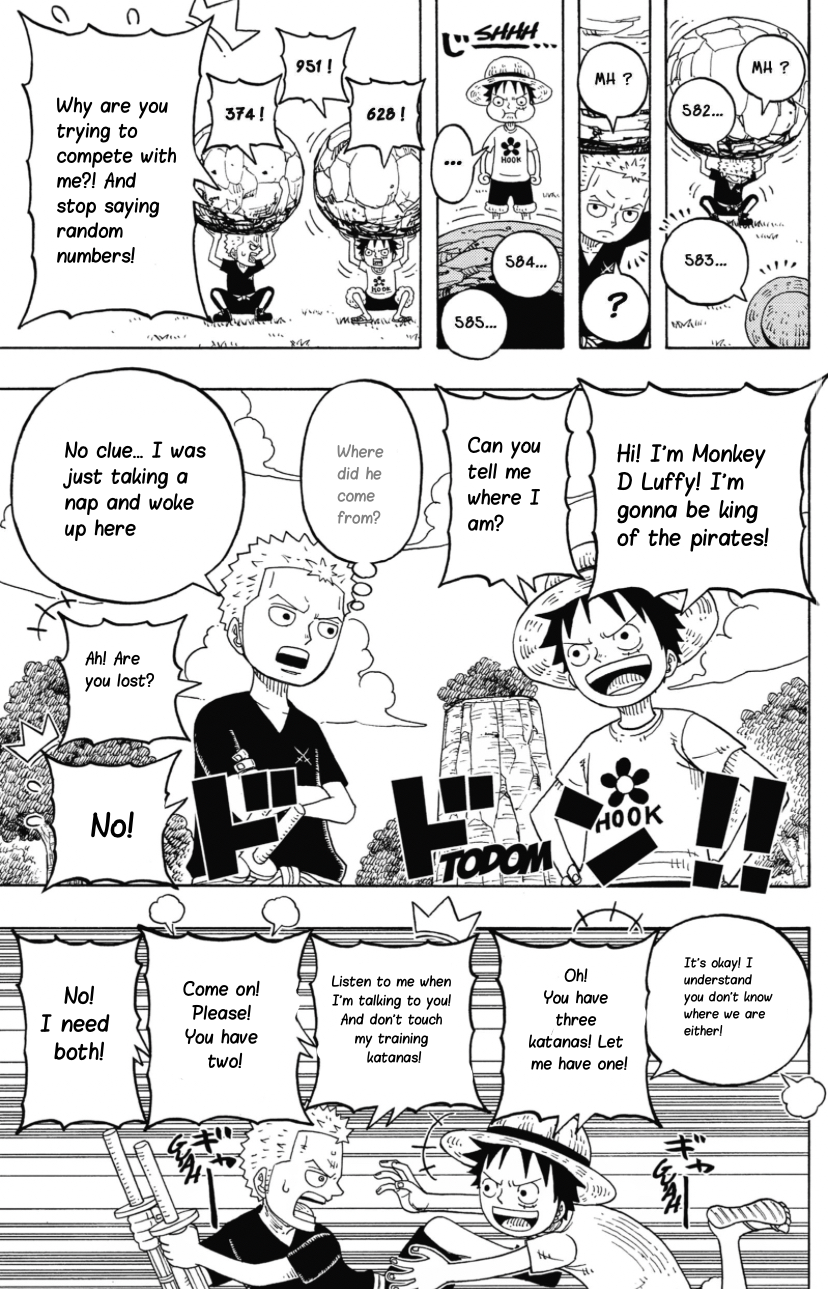 Halaman dari One Piece Party Chapter 32