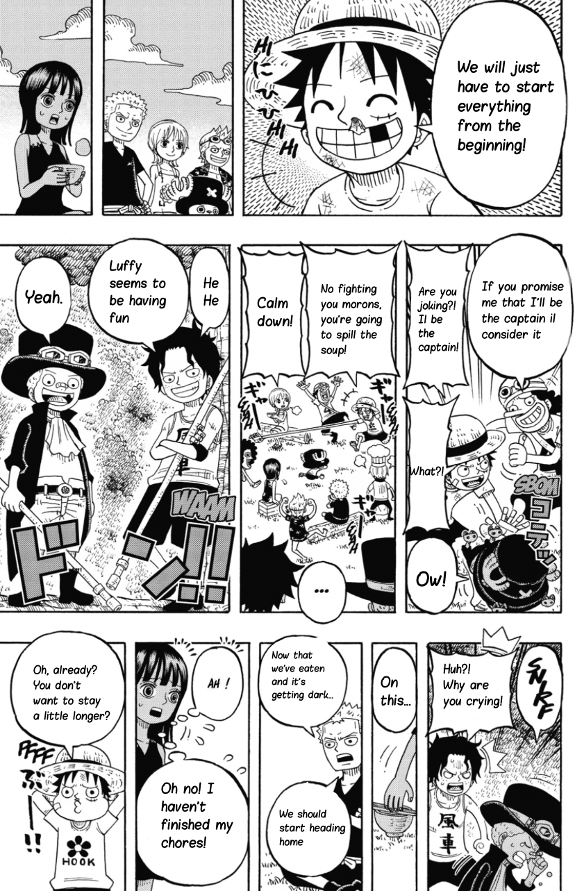 Halaman dari One Piece Party Chapter 32
