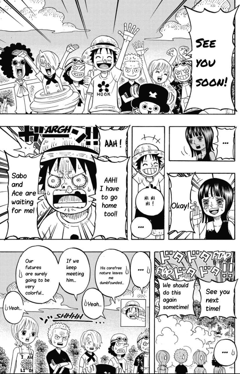 Halaman dari One Piece Party Chapter 32