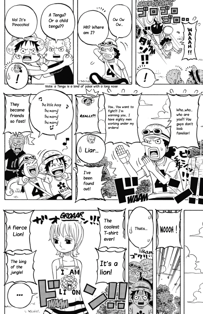 Halaman dari One Piece Party Chapter 32