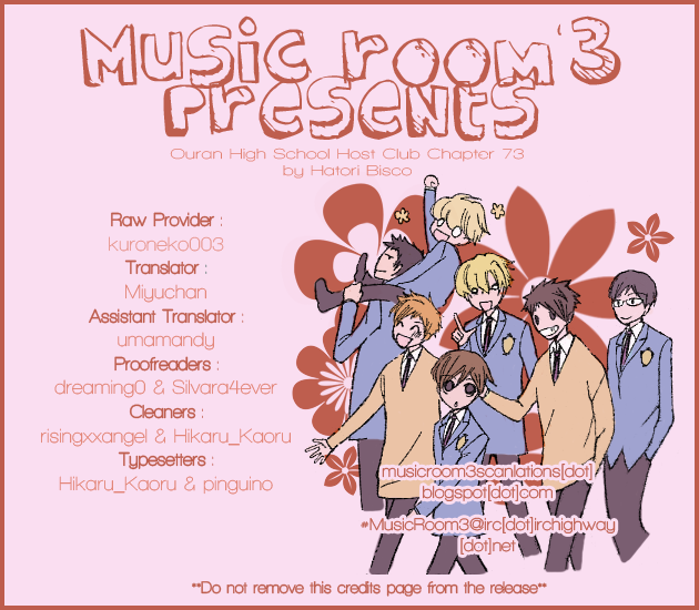 Halaman dari Ouran High School Host Club Chapter 73
