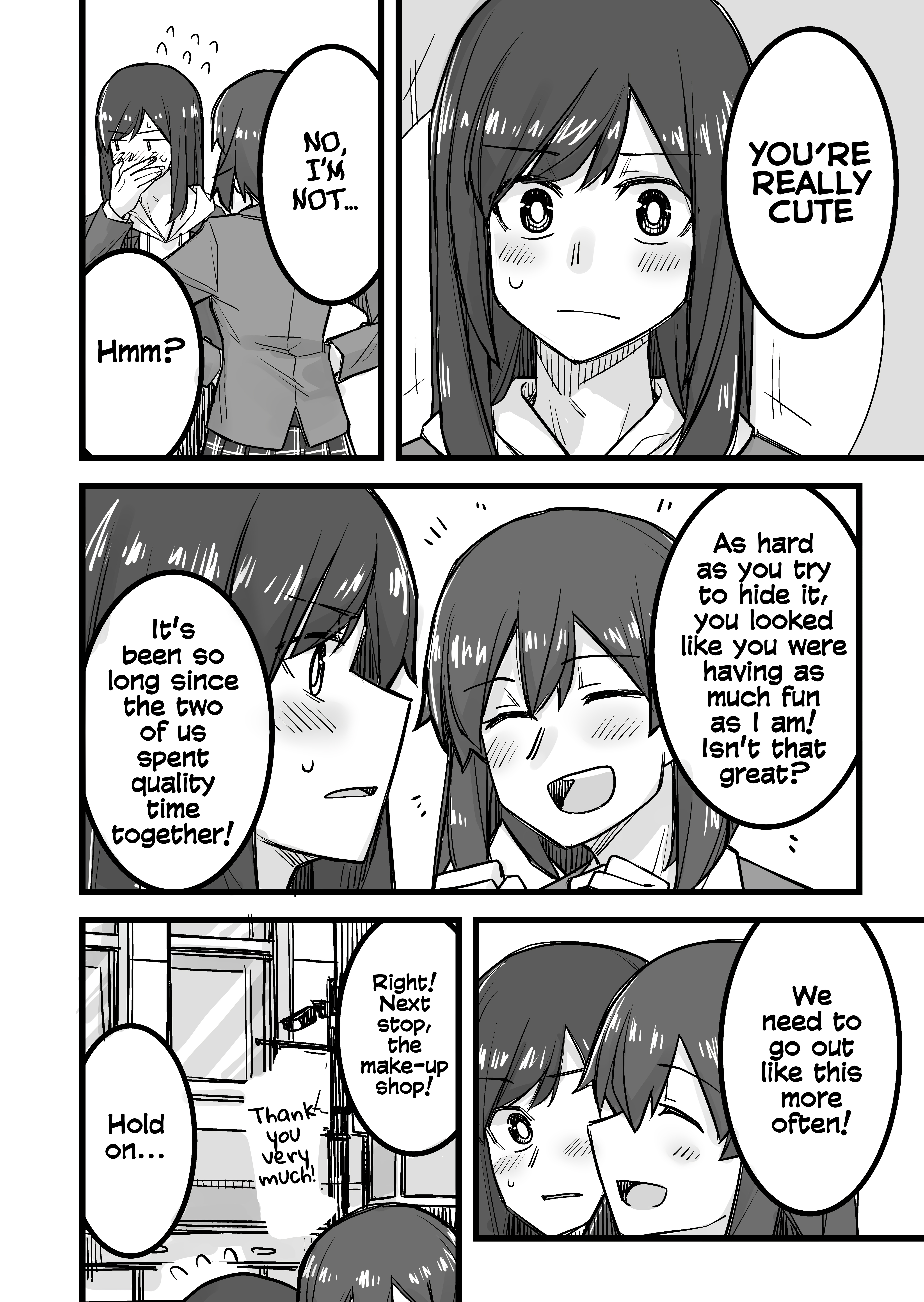 Halaman dari Ikemen Joshi to Josou Danshi Chapter 26