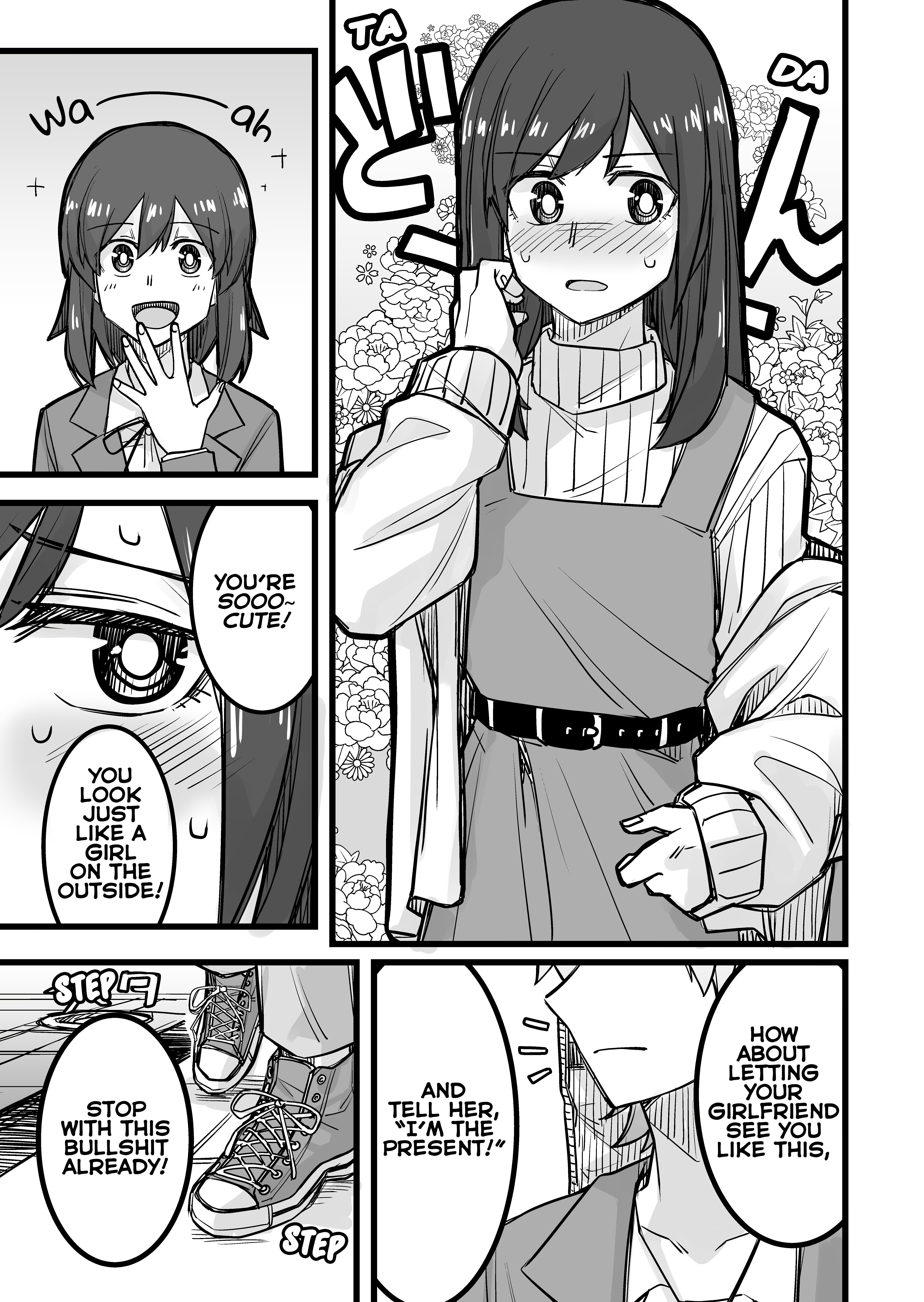 Halaman dari Ikemen Joshi to Josou Danshi Chapter 26