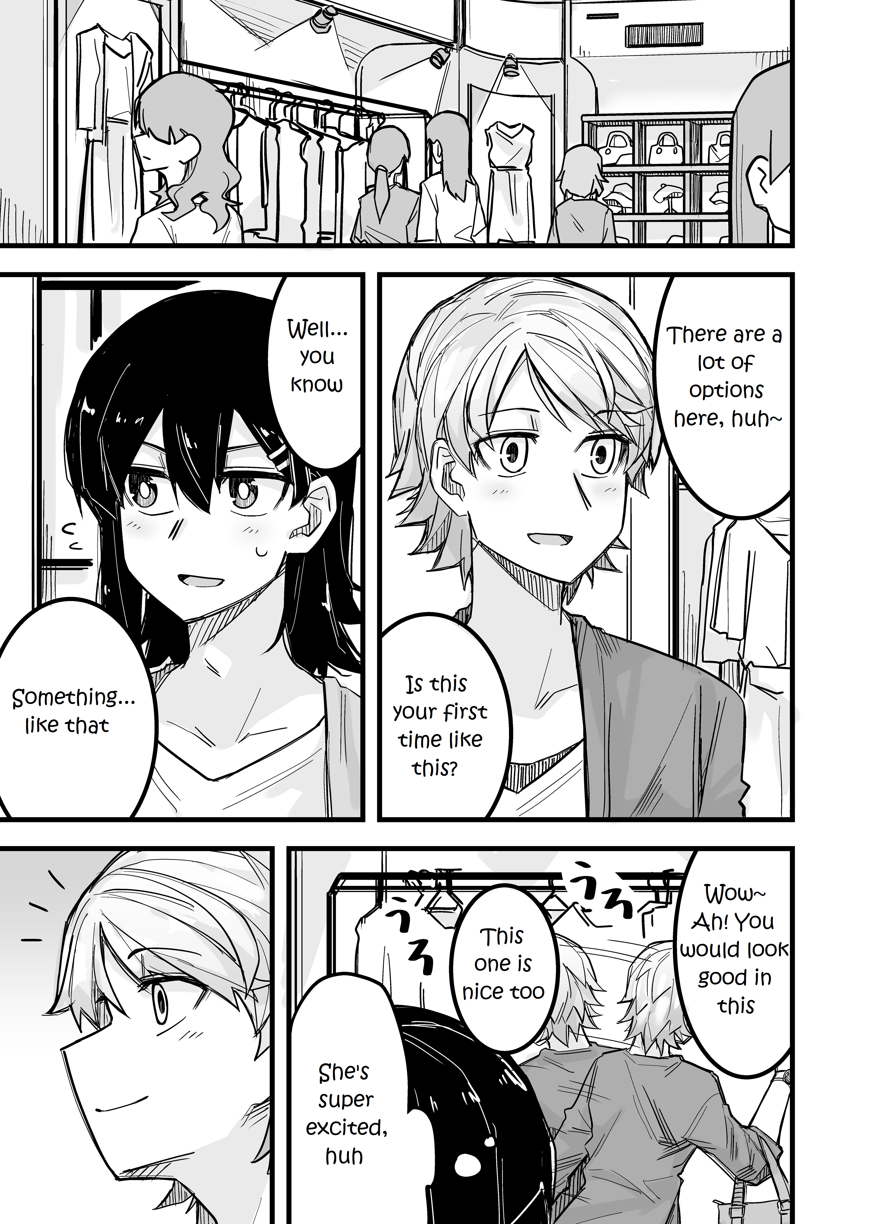 Halaman dari Ikemen Joshi to Josou Danshi Chapter 8