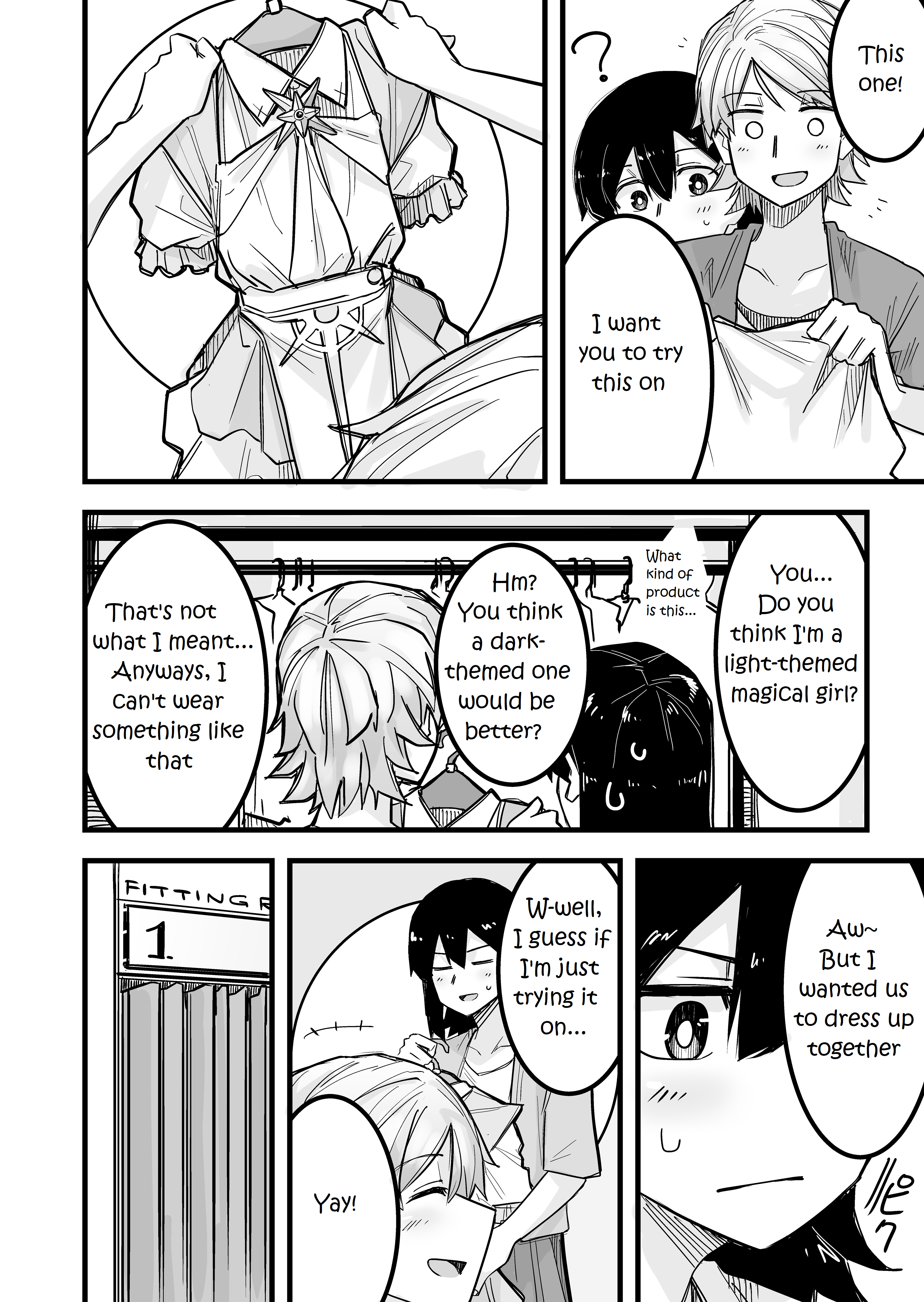 Halaman dari Ikemen Joshi to Josou Danshi Chapter 8
