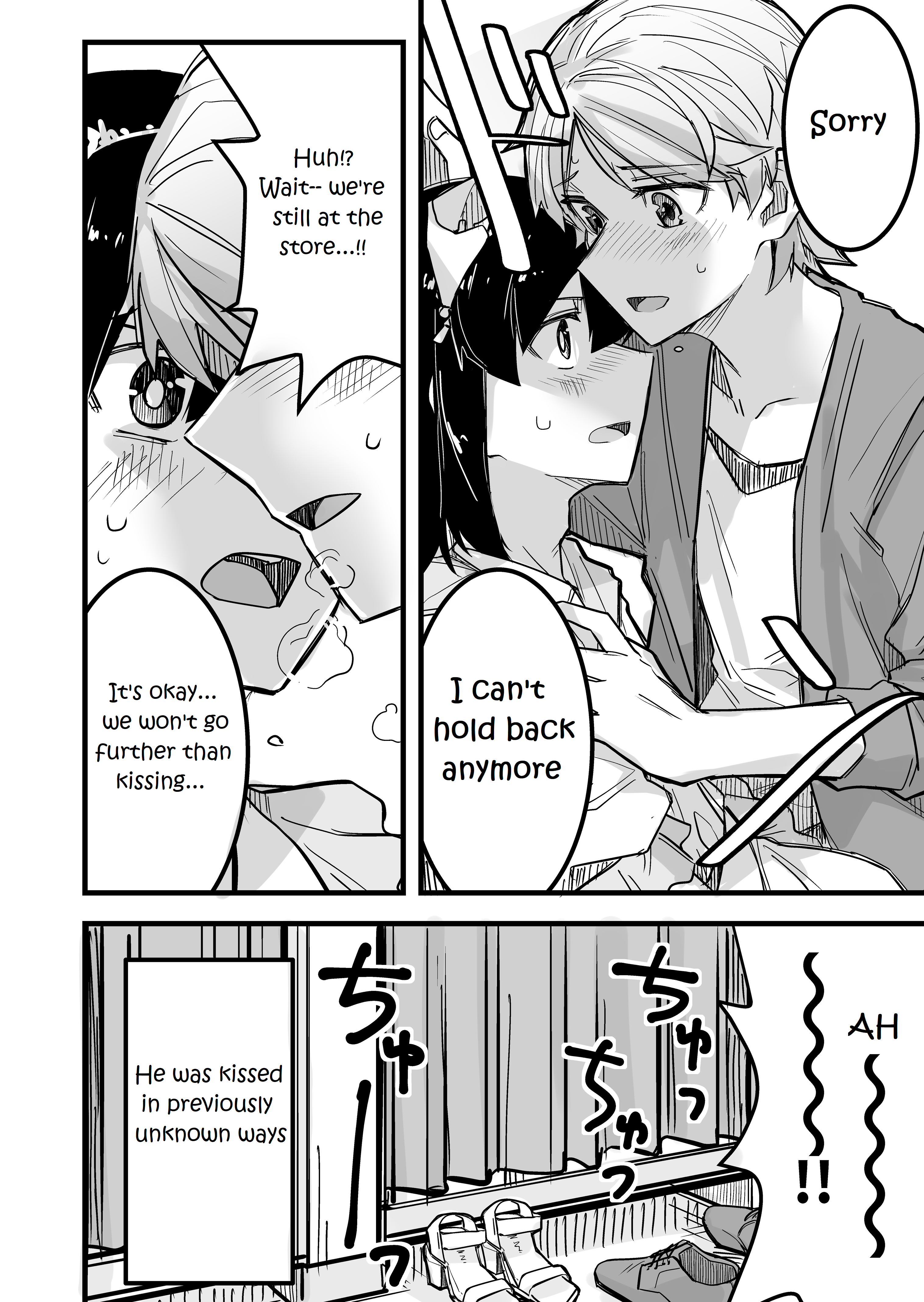 Halaman dari Ikemen Joshi to Josou Danshi Chapter 8