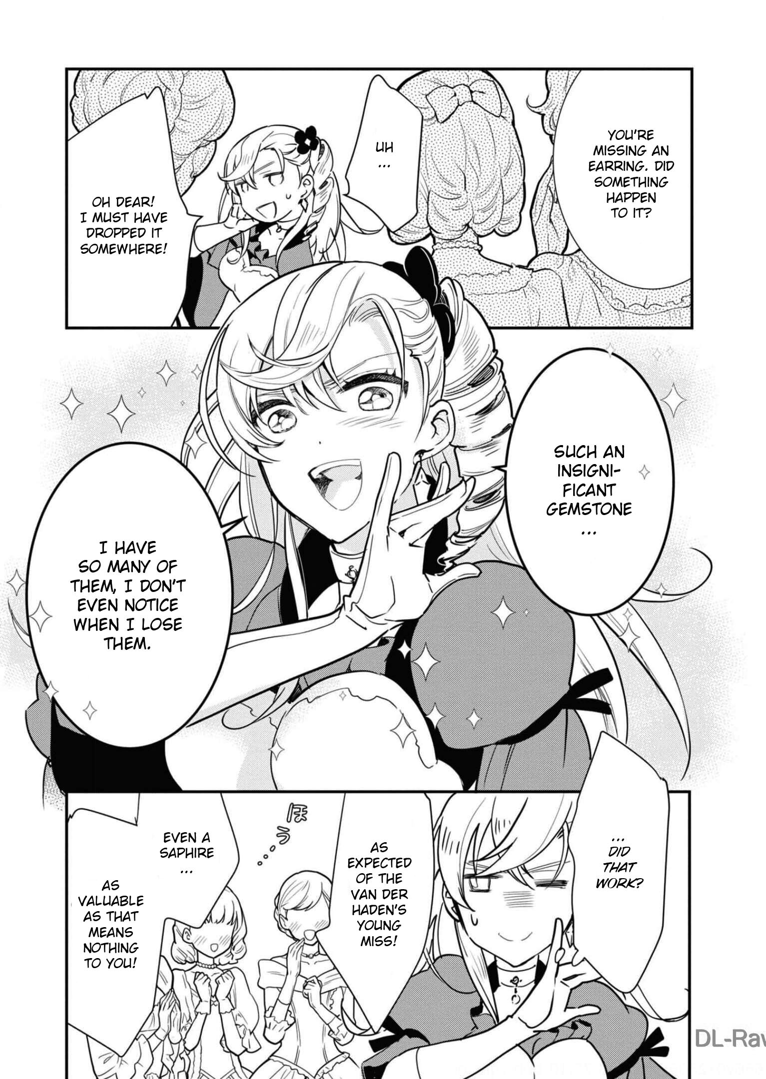 Halaman dari Though I May Be a Villainess, I'll Show You I Can Obtain Happiness! Chapter 1
