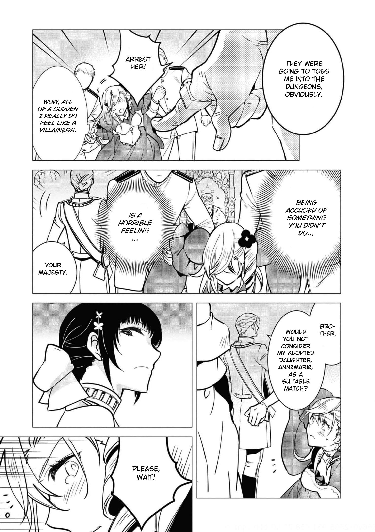 Halaman dari Though I May Be a Villainess, I'll Show You I Can Obtain Happiness! Chapter 1