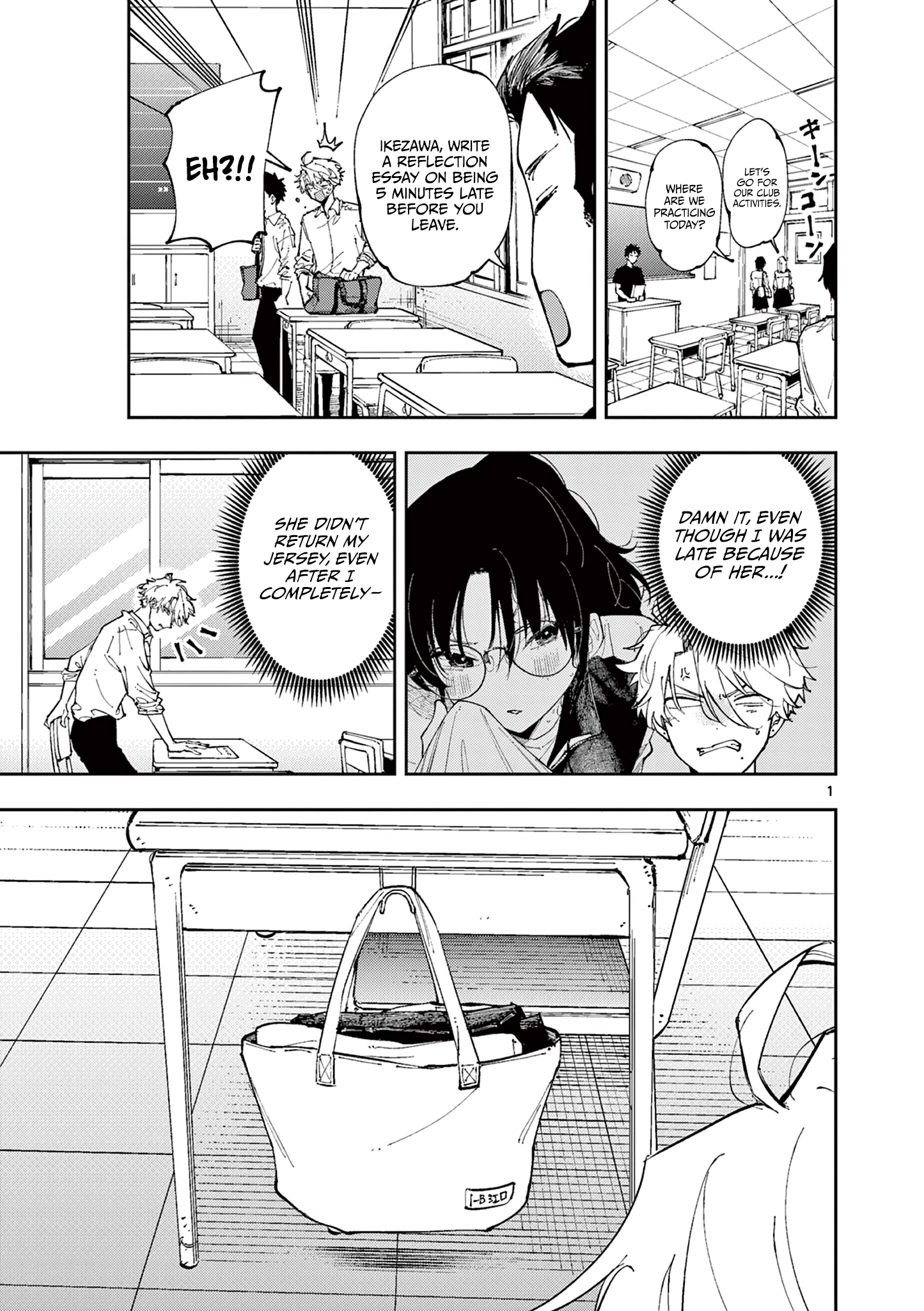 Halaman dari Tonari no Seki no Yatsu ga Souiu Me de Mitekuru Chapter 6