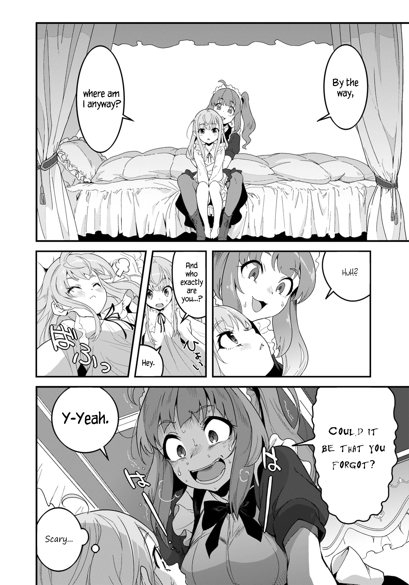 Halaman dari Reijou Alice no Eiyuutan: Kizoku no Shoujo ni Tensei shita Eiyuu wa Yagate Saikyou to nari Hitobito wo Sukuu tame Musou suru Chapter 1