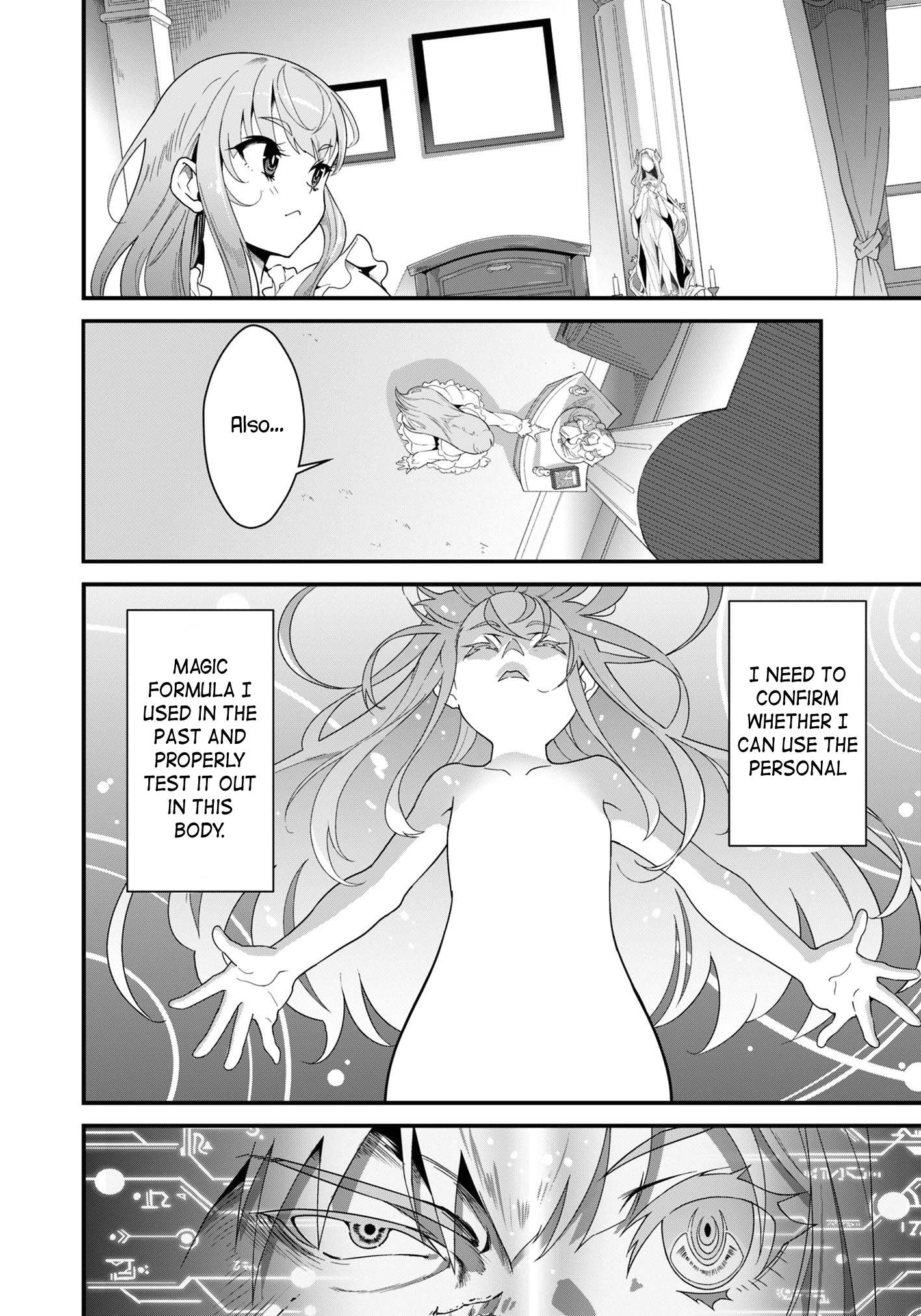 Halaman dari Reijou Alice no Eiyuutan: Kizoku no Shoujo ni Tensei shita Eiyuu wa Yagate Saikyou to nari Hitobito wo Sukuu tame Musou suru Chapter 1