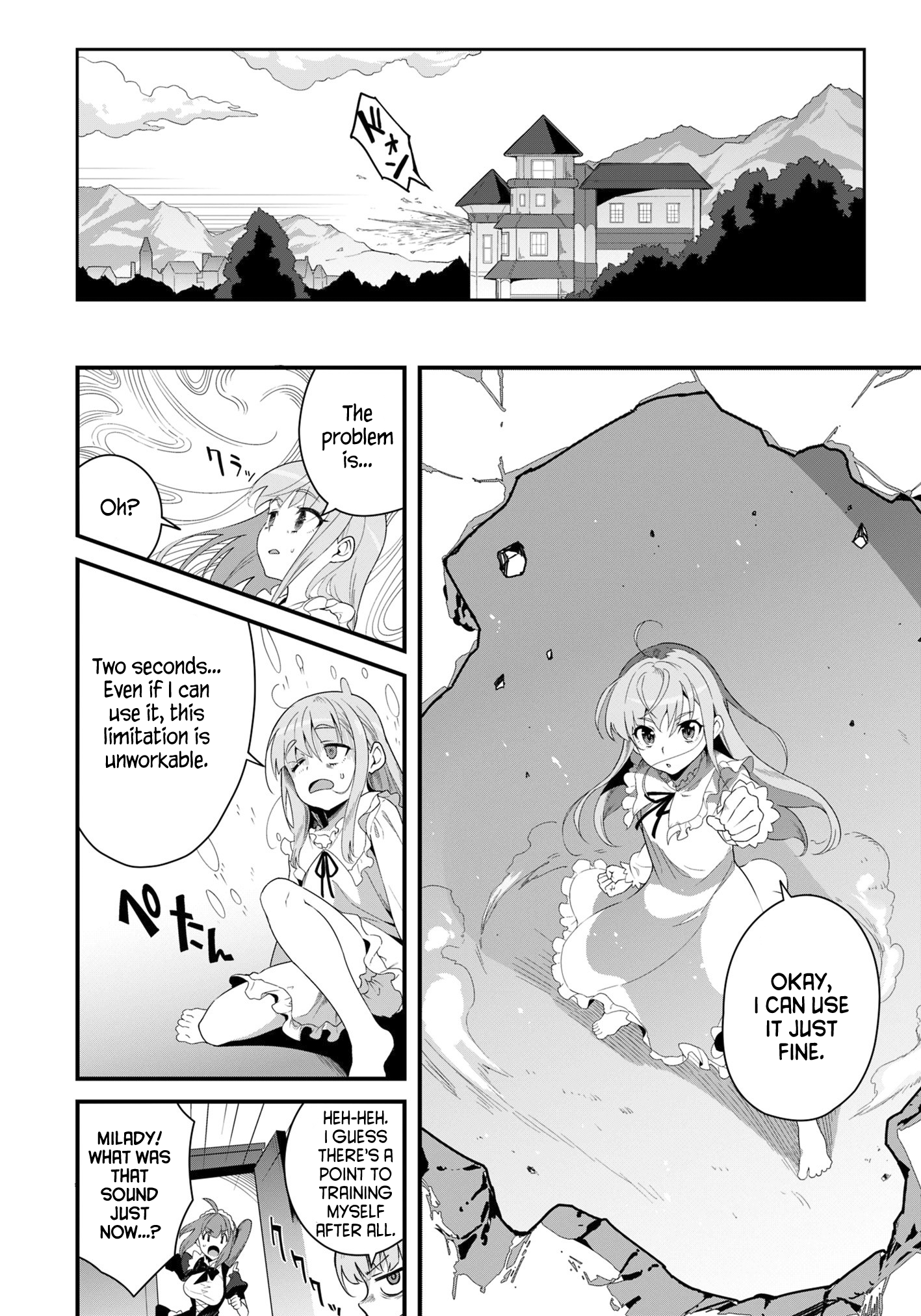 Halaman dari Reijou Alice no Eiyuutan: Kizoku no Shoujo ni Tensei shita Eiyuu wa Yagate Saikyou to nari Hitobito wo Sukuu tame Musou suru Chapter 1