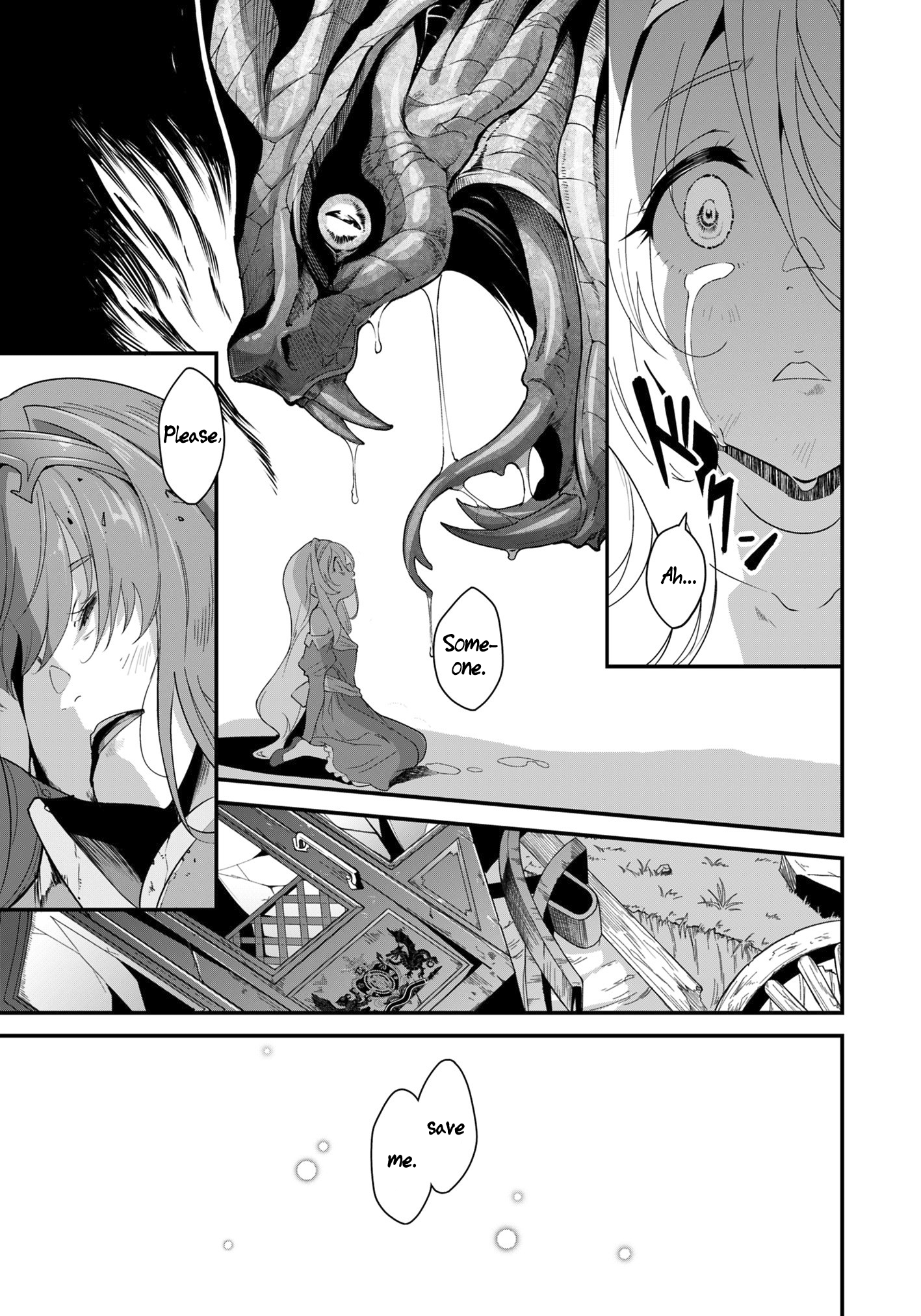 Halaman dari Reijou Alice no Eiyuutan: Kizoku no Shoujo ni Tensei shita Eiyuu wa Yagate Saikyou to nari Hitobito wo Sukuu tame Musou suru Chapter 1