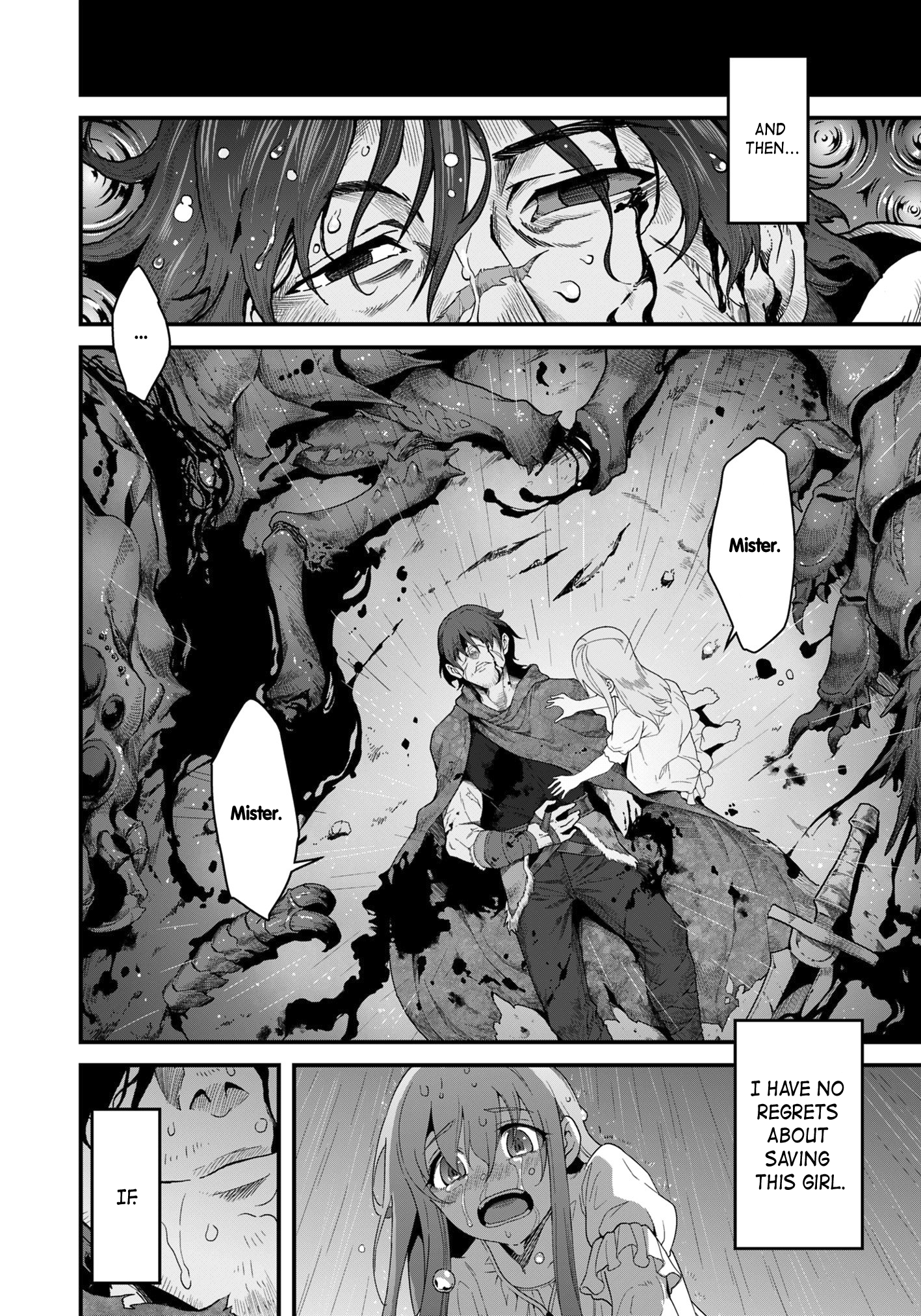 Halaman dari Reijou Alice no Eiyuutan: Kizoku no Shoujo ni Tensei shita Eiyuu wa Yagate Saikyou to nari Hitobito wo Sukuu tame Musou suru Chapter 1