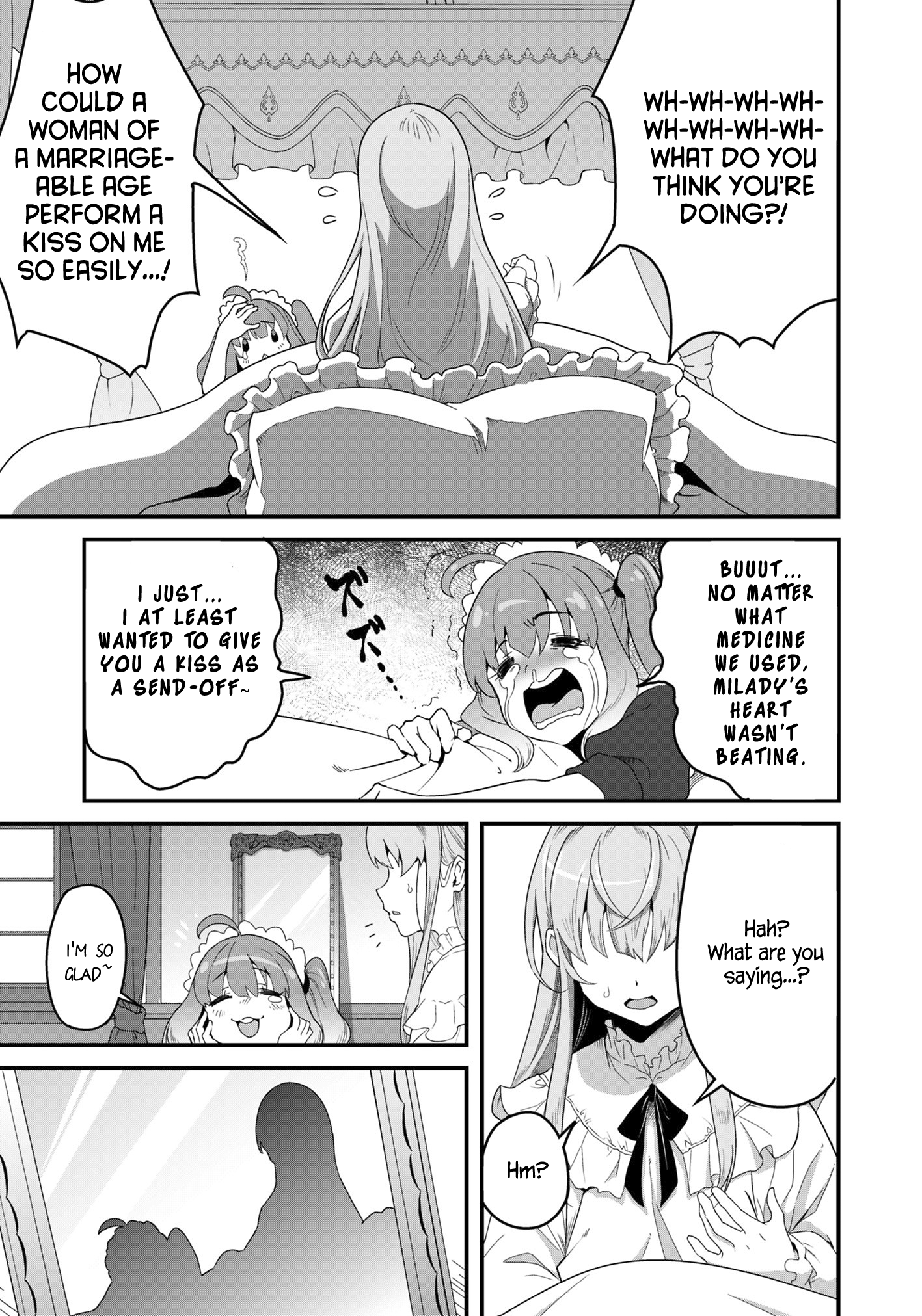 Halaman dari Reijou Alice no Eiyuutan: Kizoku no Shoujo ni Tensei shita Eiyuu wa Yagate Saikyou to nari Hitobito wo Sukuu tame Musou suru Chapter 1