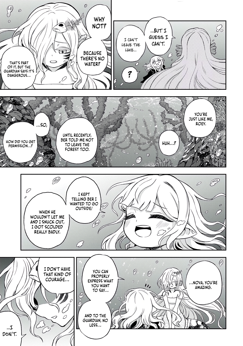 Halaman dari Mamono no Mori no Shojo Nova Chapter 4