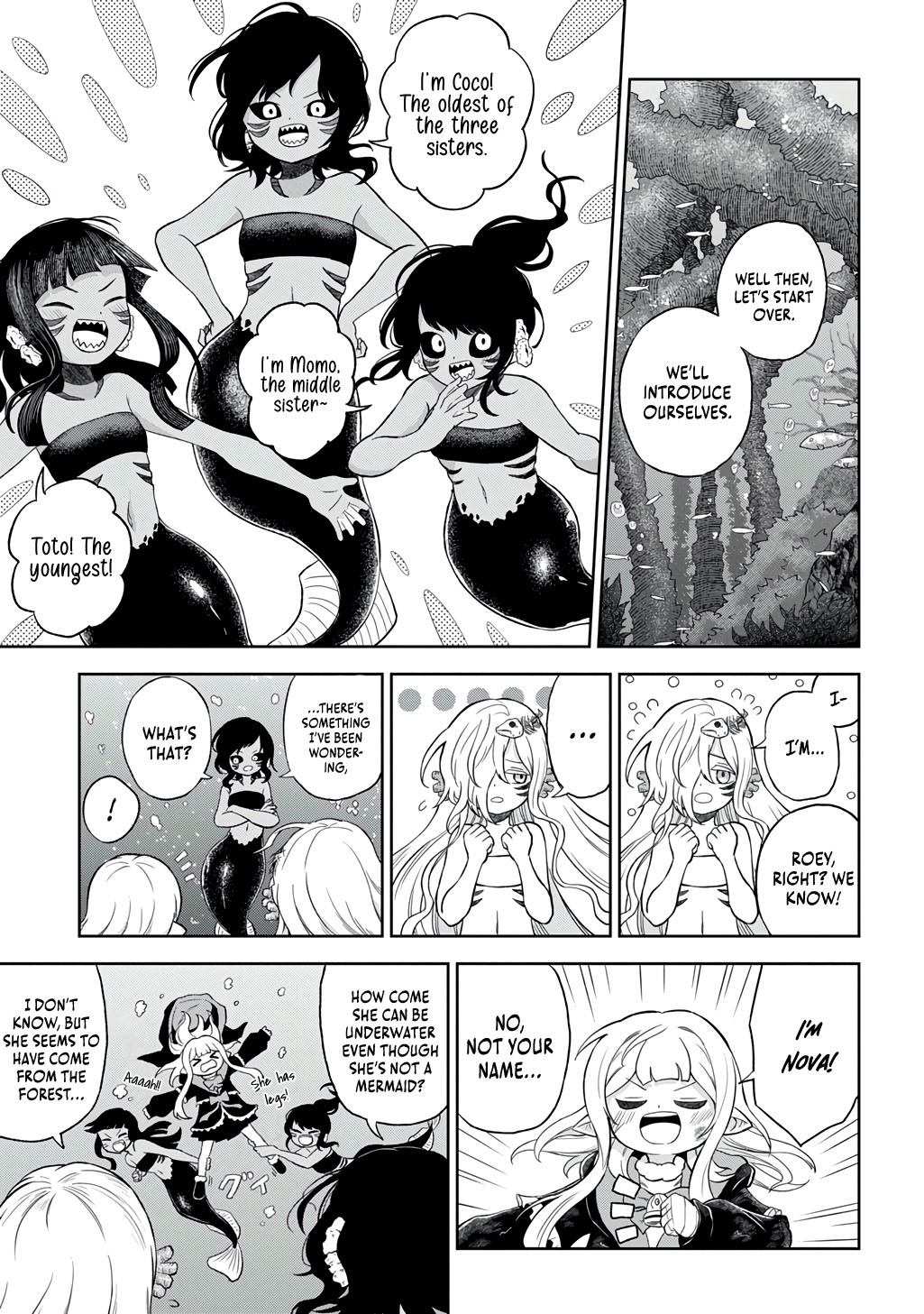 Halaman dari Mamono no Mori no Shojo Nova Chapter 4