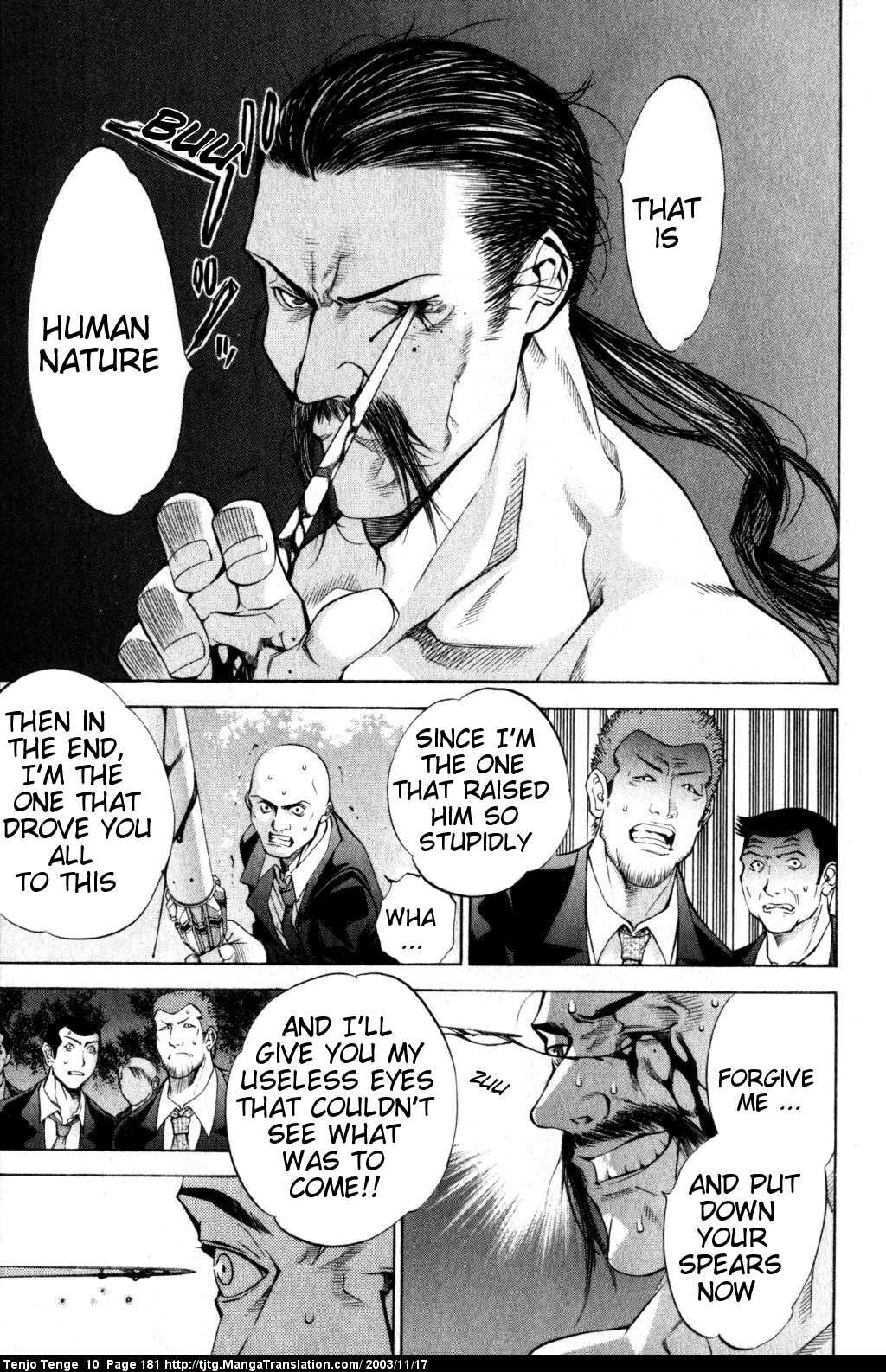 Halaman dari Tenjou Tenge Chapter 63