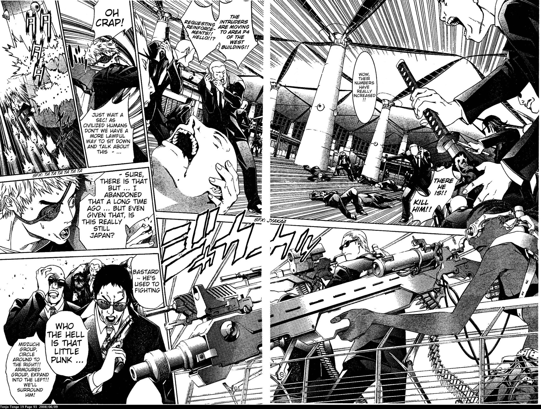 Halaman dari Tenjou Tenge Chapter 115