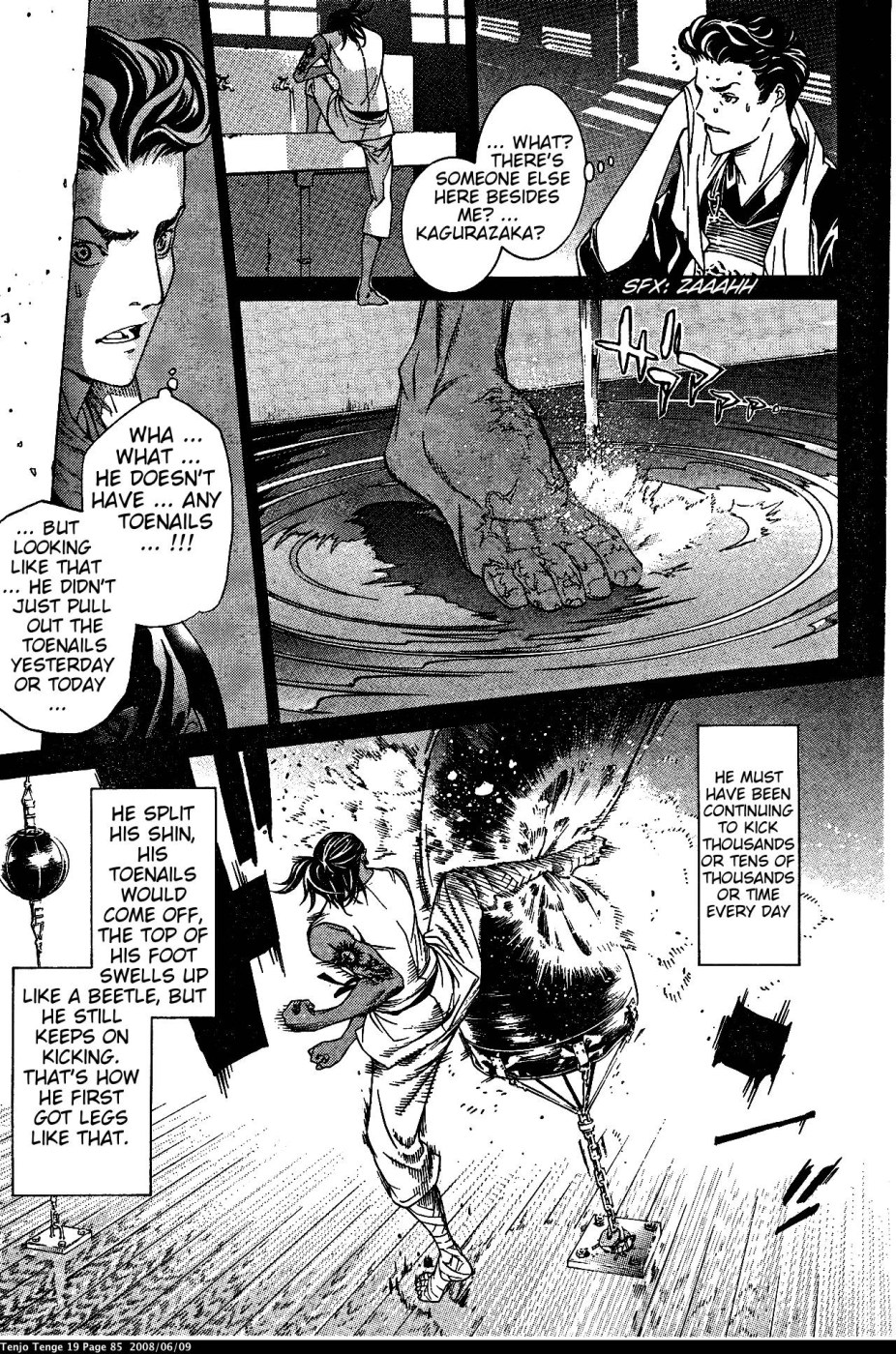 Halaman dari Tenjou Tenge Chapter 115