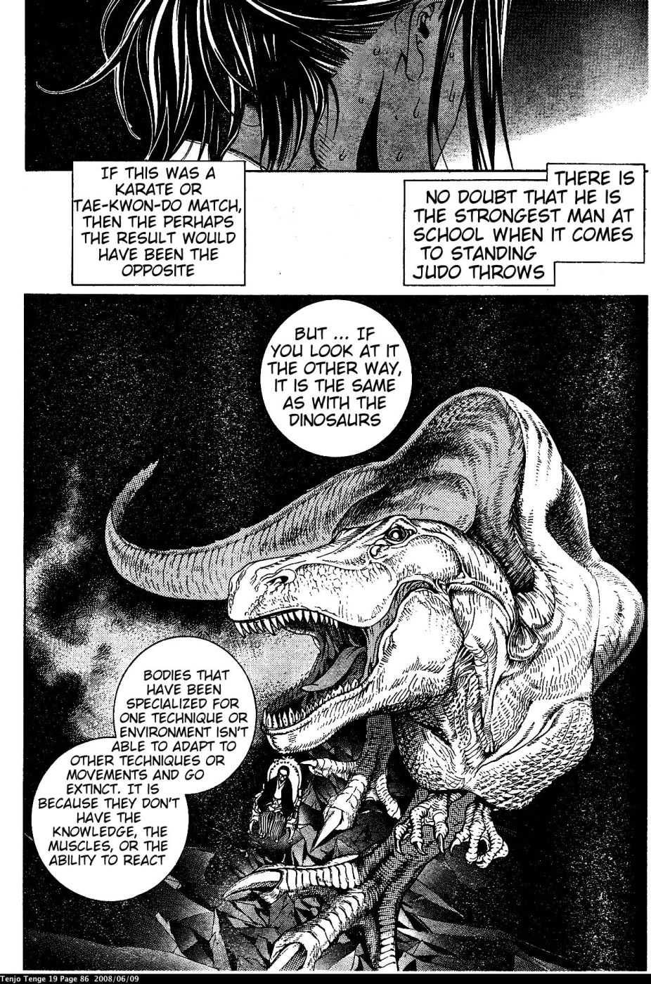 Halaman dari Tenjou Tenge Chapter 115