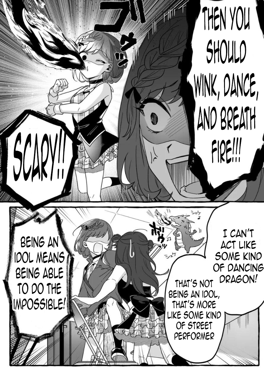 Halaman dari Damedol to Sekai ni Hitori Dake no Fan Chapter 2