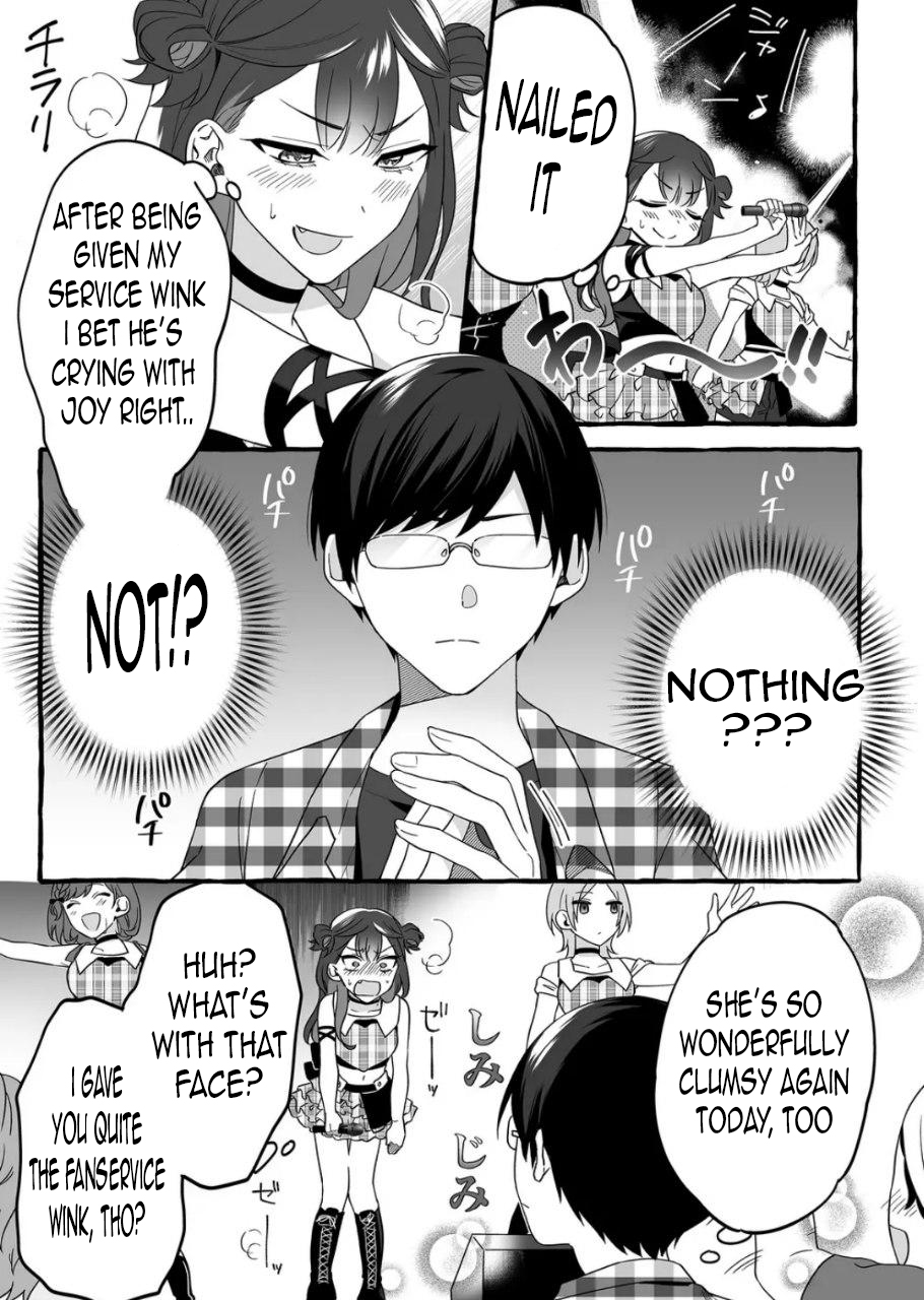 Halaman dari Damedol to Sekai ni Hitori Dake no Fan Chapter 2