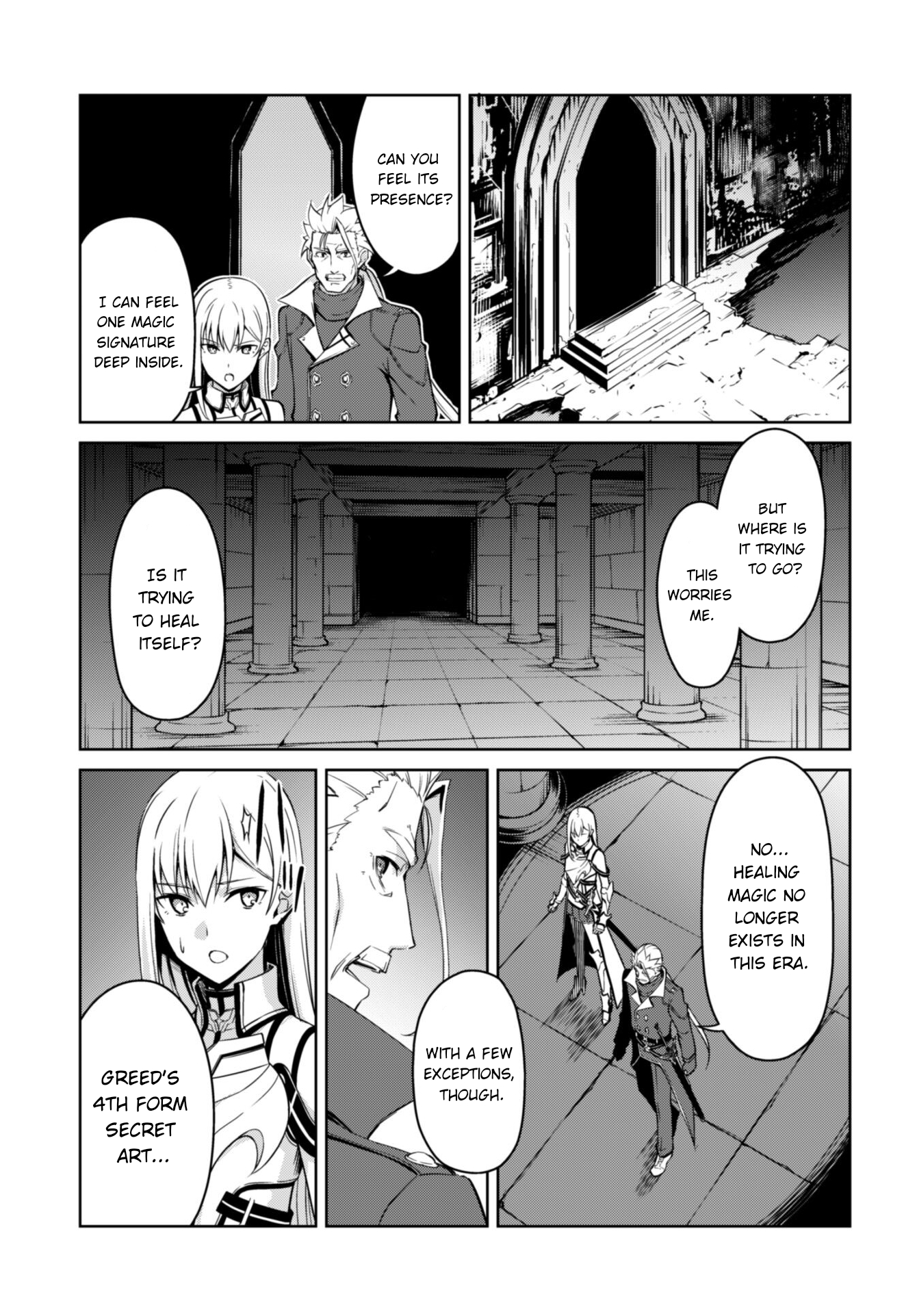 Halaman dari Boushoku no Berserk ~Ore dake Level to Iu Gainen wo Toppa suru~ Chapter 46