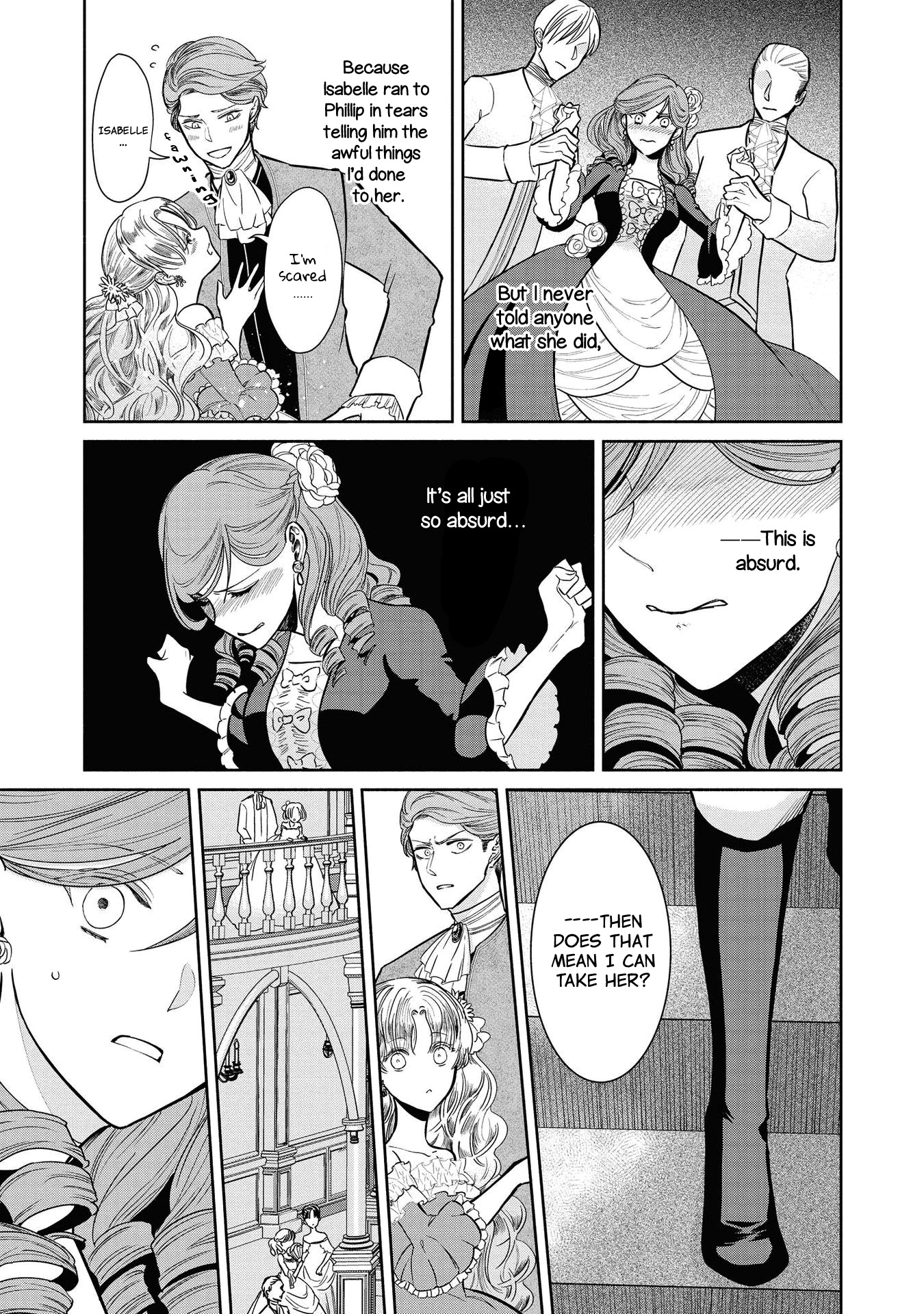 Halaman dari Though I May Be a Villainess, I'll Show You I Can Obtain Happiness! Chapter 5